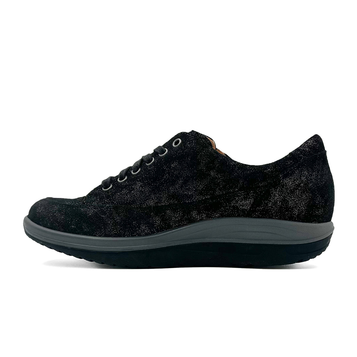Ganter Gisa 7 Active Sneaker (Women) - Black Multi Athletic - Casual - Lace Up - The Heel Shoe Fitters