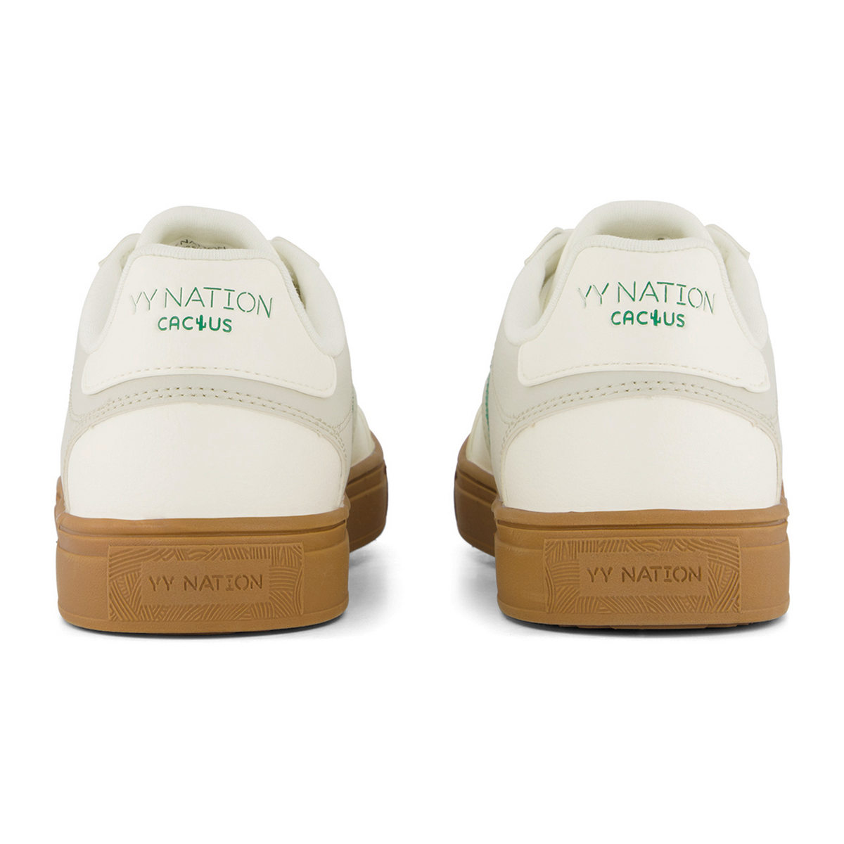 YY Nation Derecho Cactus Sneaker (Women) - White/Green/Gum