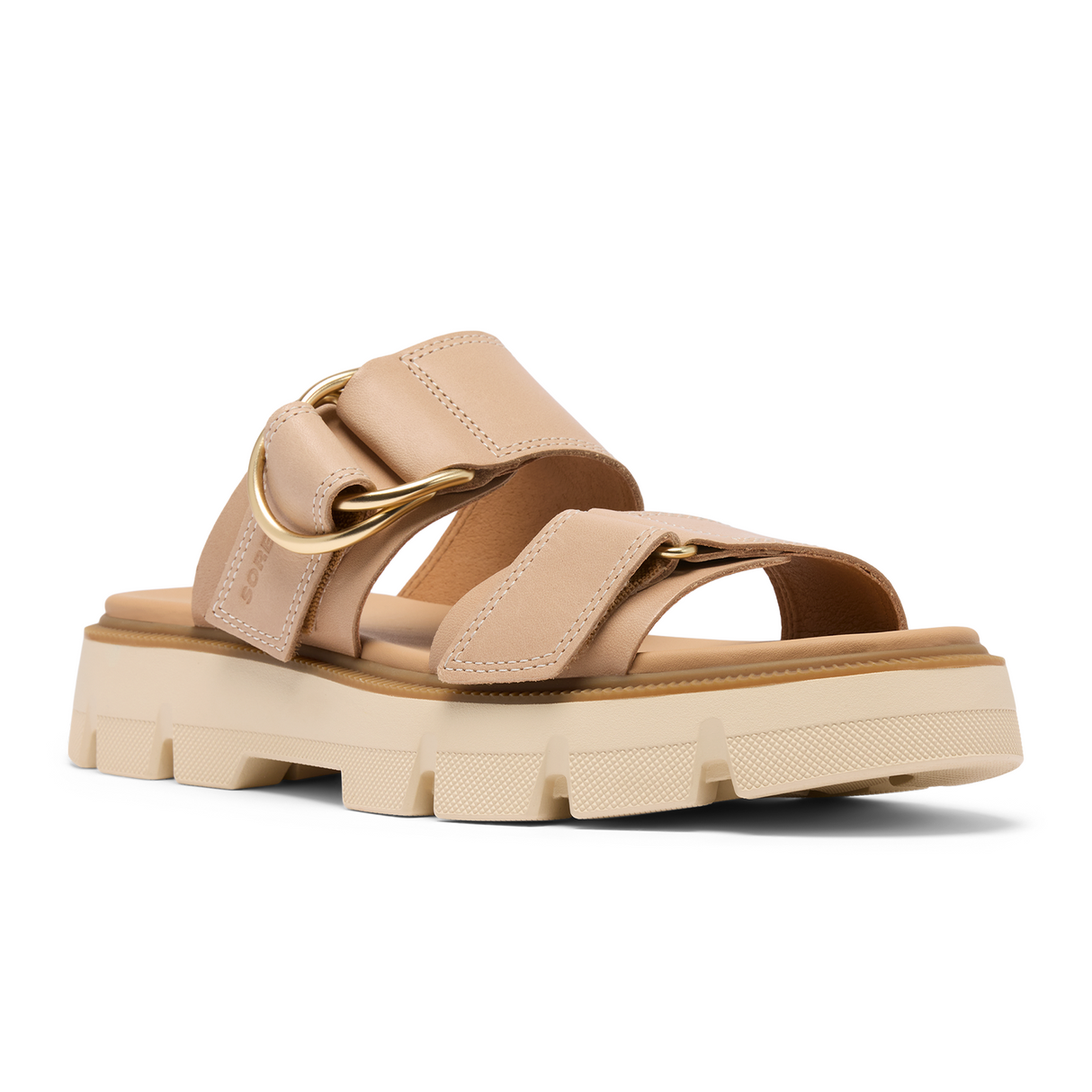 Sorel Rein CB Slide Sandal (Women) - Honest Beige/Bleached Ceramic Sandal - Slide - The Heel Shoe Fitters
