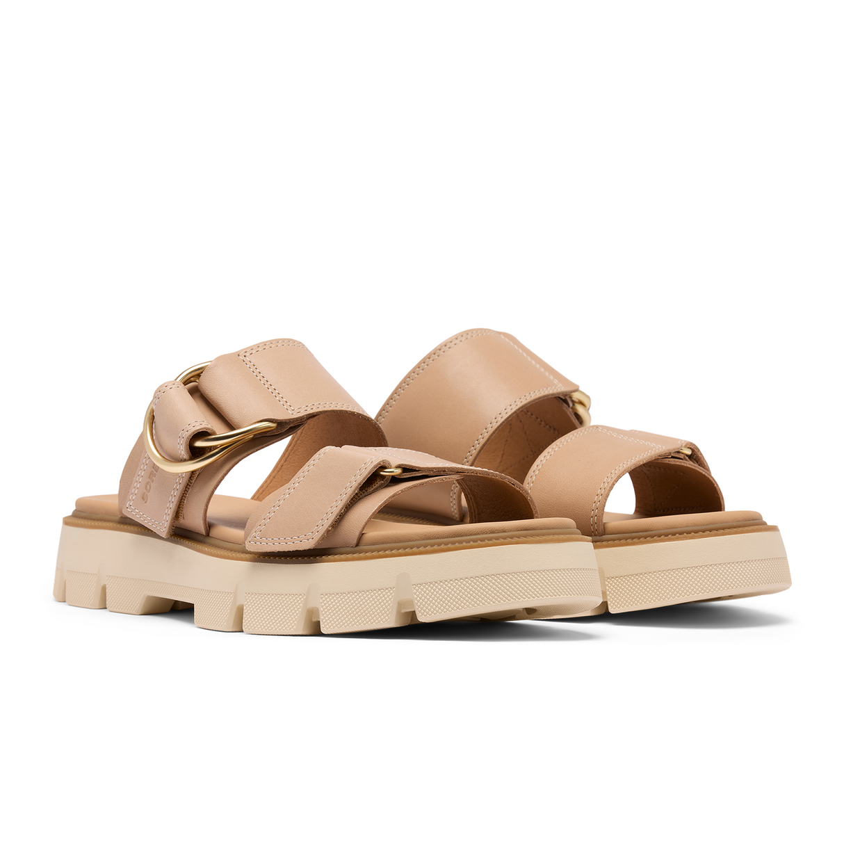 Sorel Rein CB Slide Sandal (Women) - Honest Beige/Bleached Ceramic Sandal - Slide - The Heel Shoe Fitters