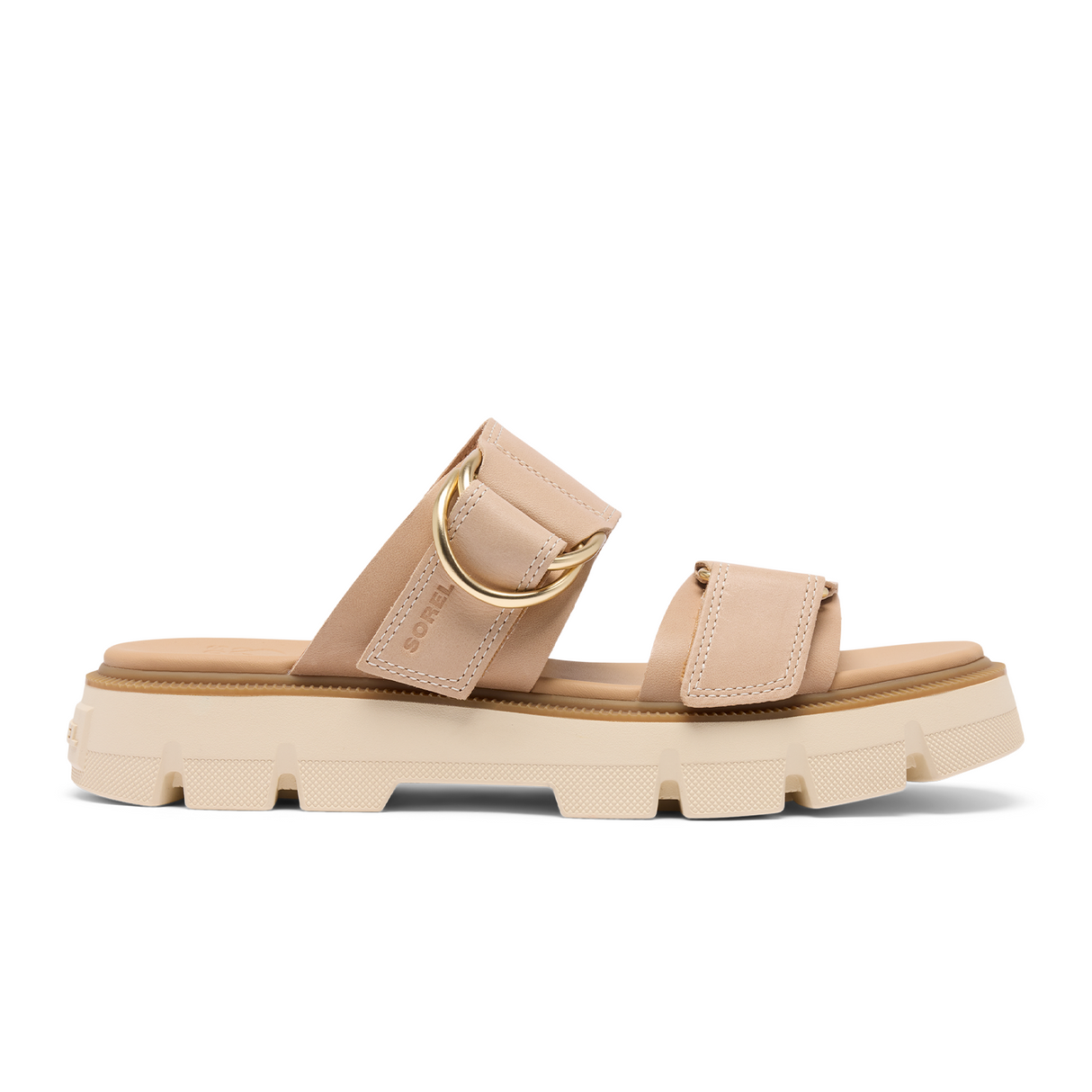 Sorel Rein CB Slide Sandal (Women) - Honest Beige/Bleached Ceramic Sandal - Slide - The Heel Shoe Fitters