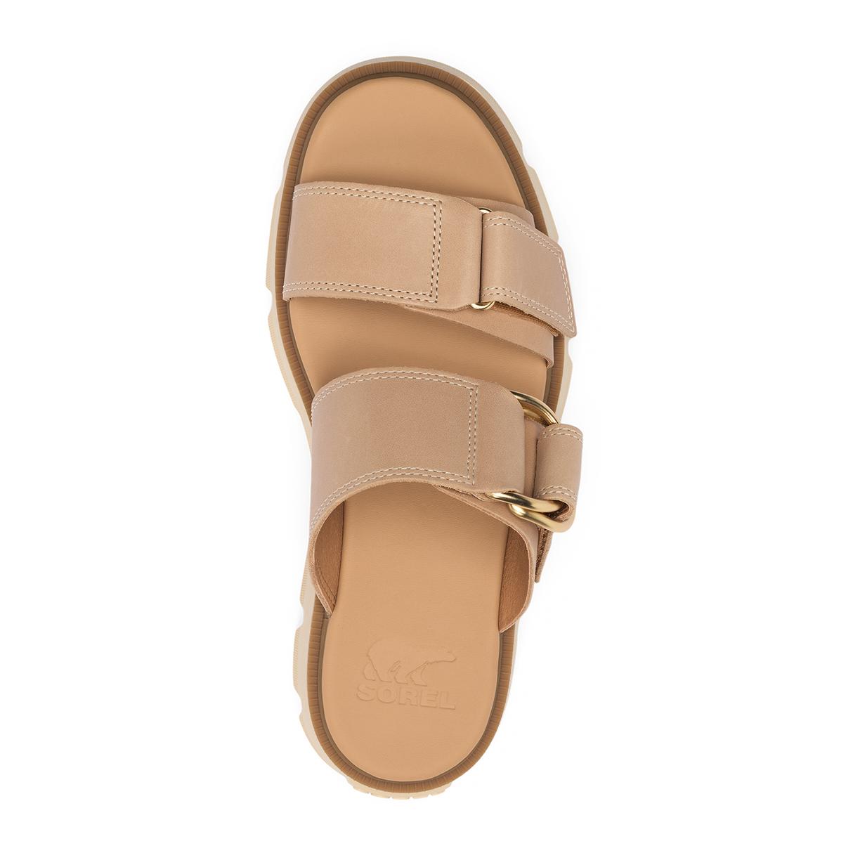 Sorel Rein CB Slide Sandal (Women) - Honest Beige/Bleached Ceramic Sandal - Slide - The Heel Shoe Fitters