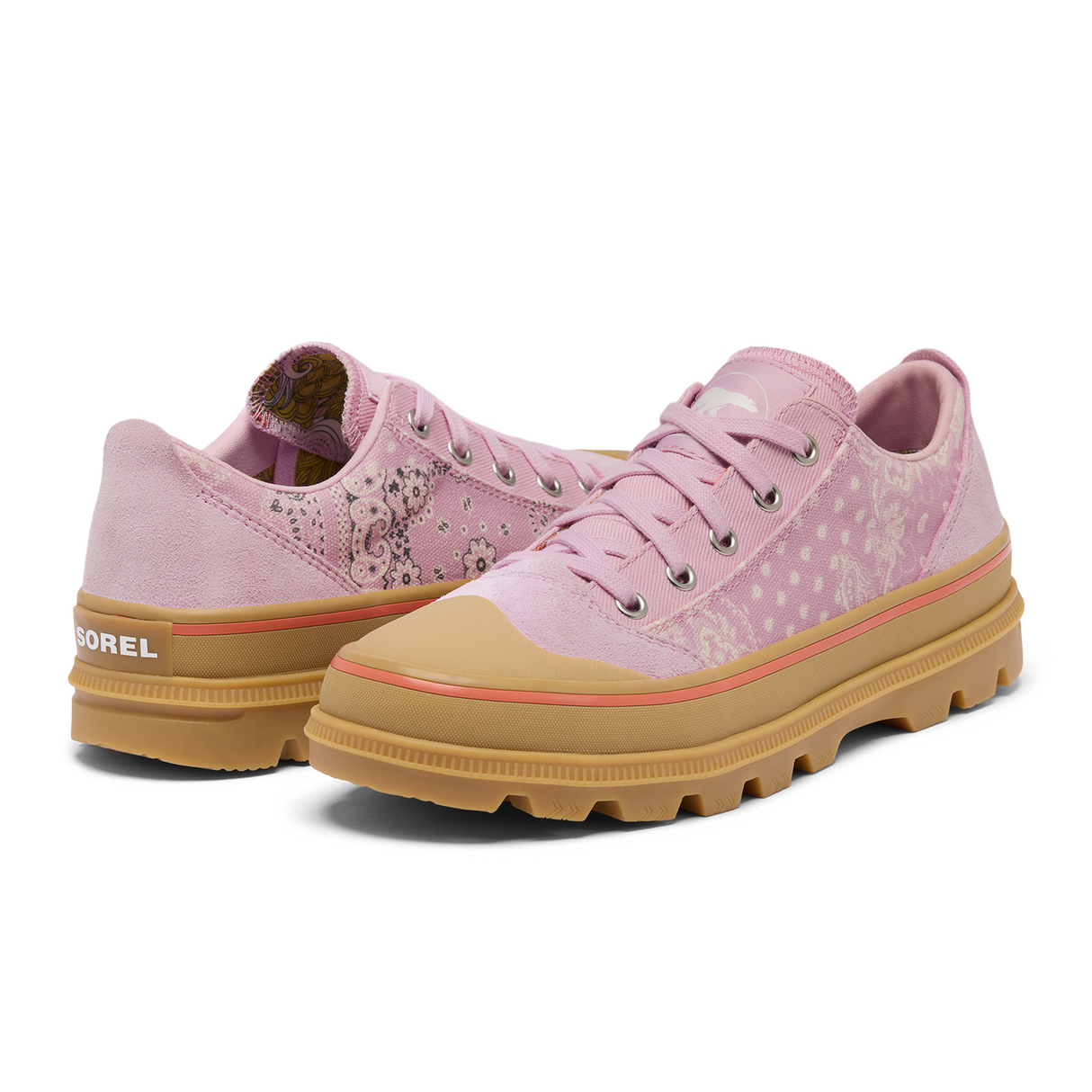 Sorel Scout N About Low Sneaker (Women) - Aura/Gum Athletic - Casual - Lace Up - The Heel Shoe Fitters