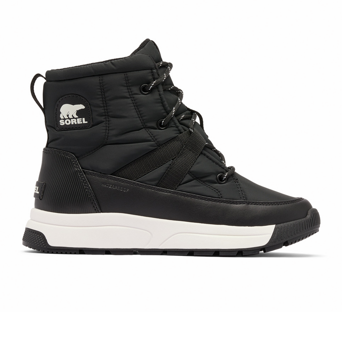Sorel Whitney III Mid Waterproof Boot (Women) - Black/Sea Salt