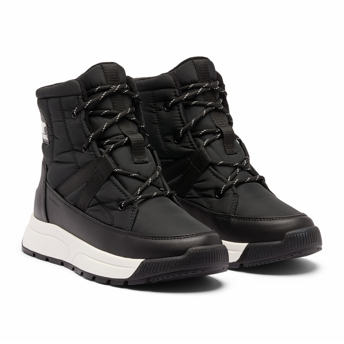 Sorel Whitney III Mid Waterproof Boot (Women) - Black/Sea Salt