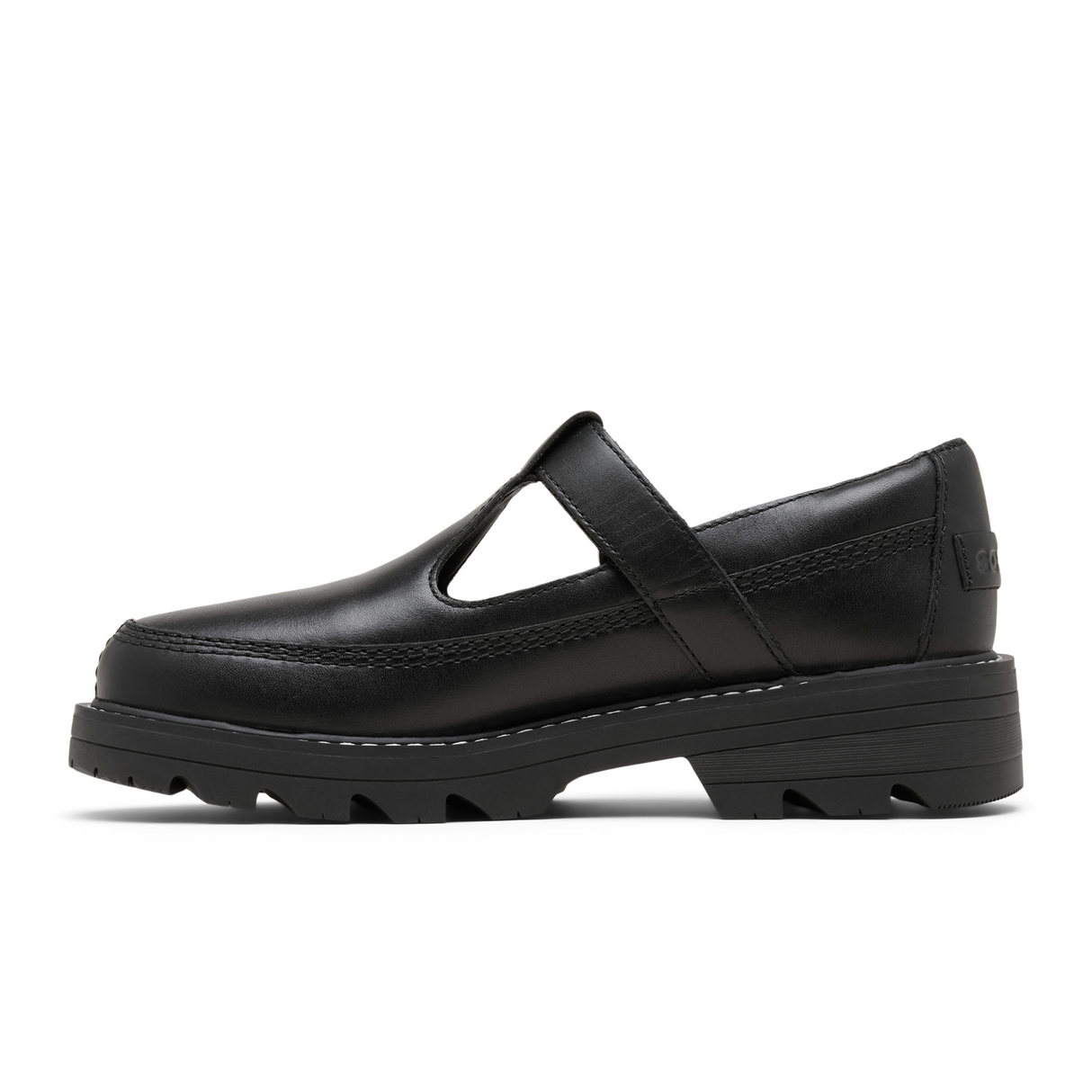 Sorel Revel Ave Mary Jane (Women) - Black/Black Dress-Casual - Flat - The Heel Shoe Fitters