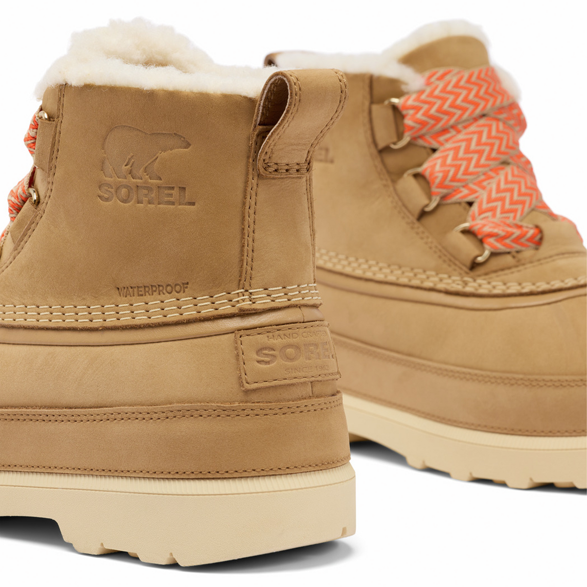 Sorel Ambler Fireside Chukka Waterproof Boot (Women) - Caribou Buff/Caribou Beige