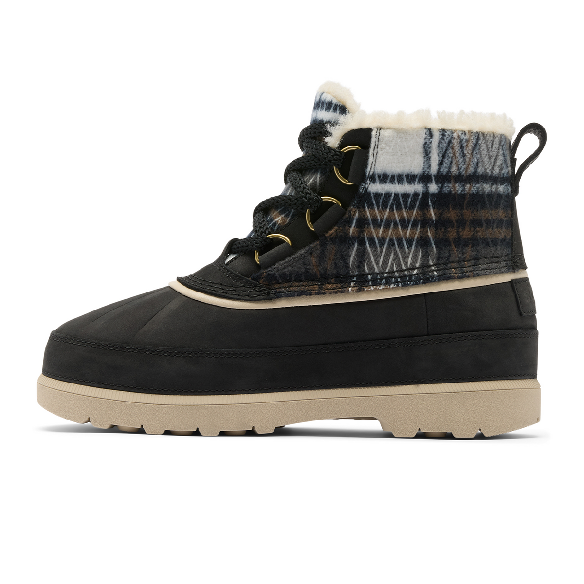 Sorel Ambler Fireside Chukka Waterproof Boot (Women) - Black/Ancient Fossil SE