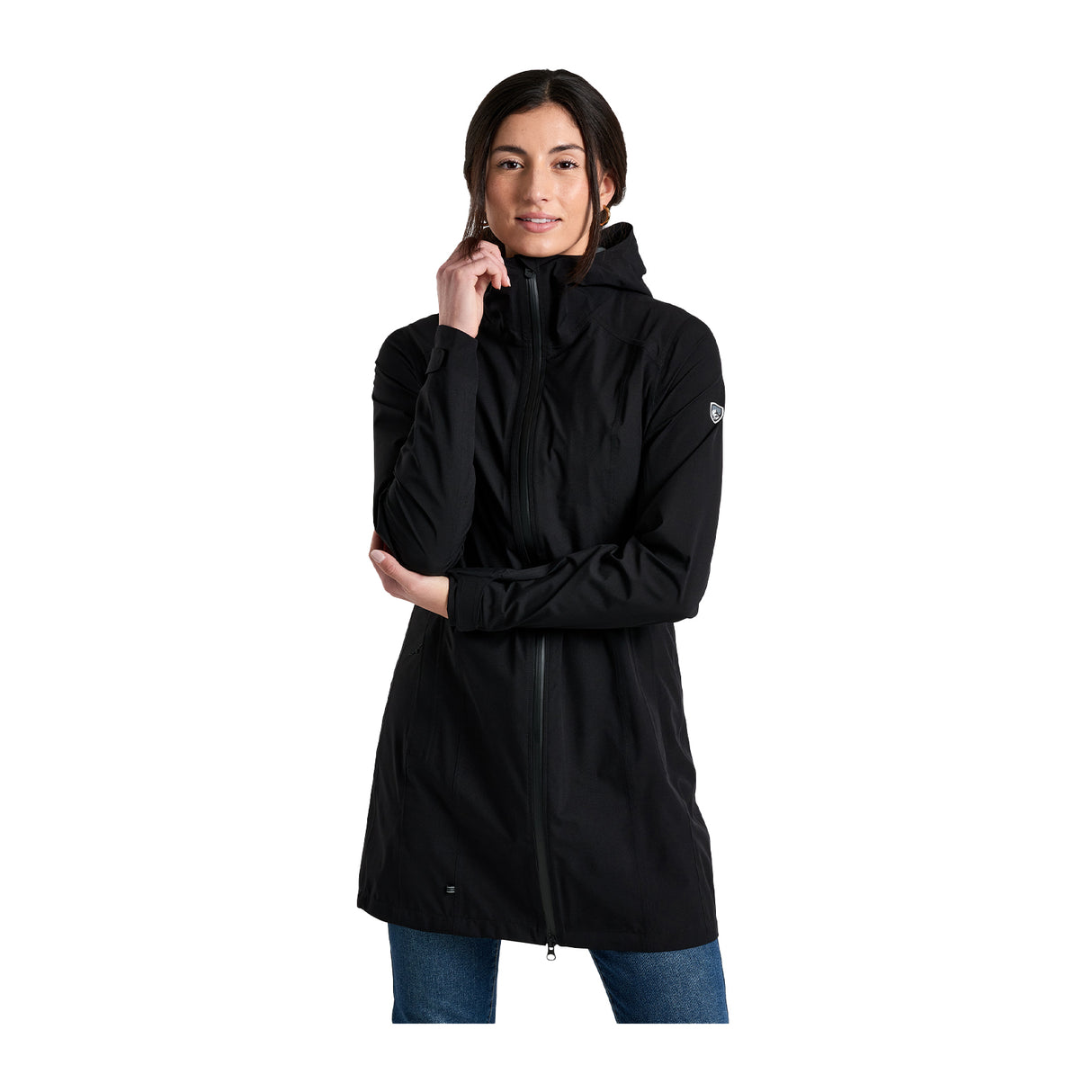 Kuhl Stretch Voyagr Trench (Women) - Blackout Apparel - Jacket - Rain - The Heel Shoe Fitters