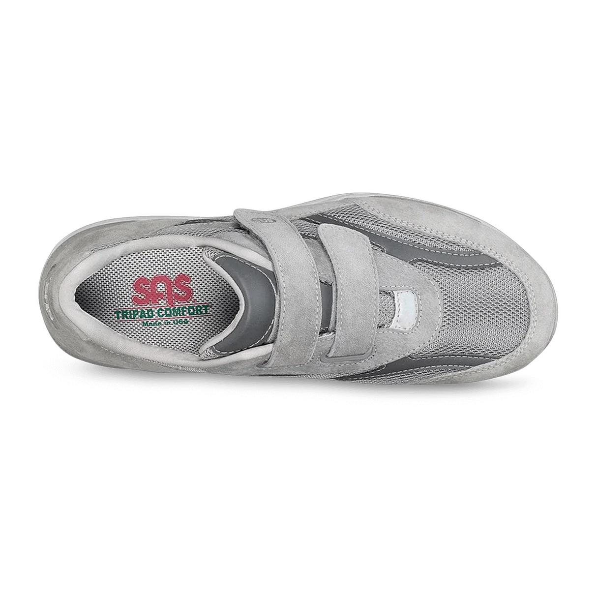SAS JV Mesh Walking Shoe (Men) - Gray Athletic - Walking - The Heel Shoe Fitters