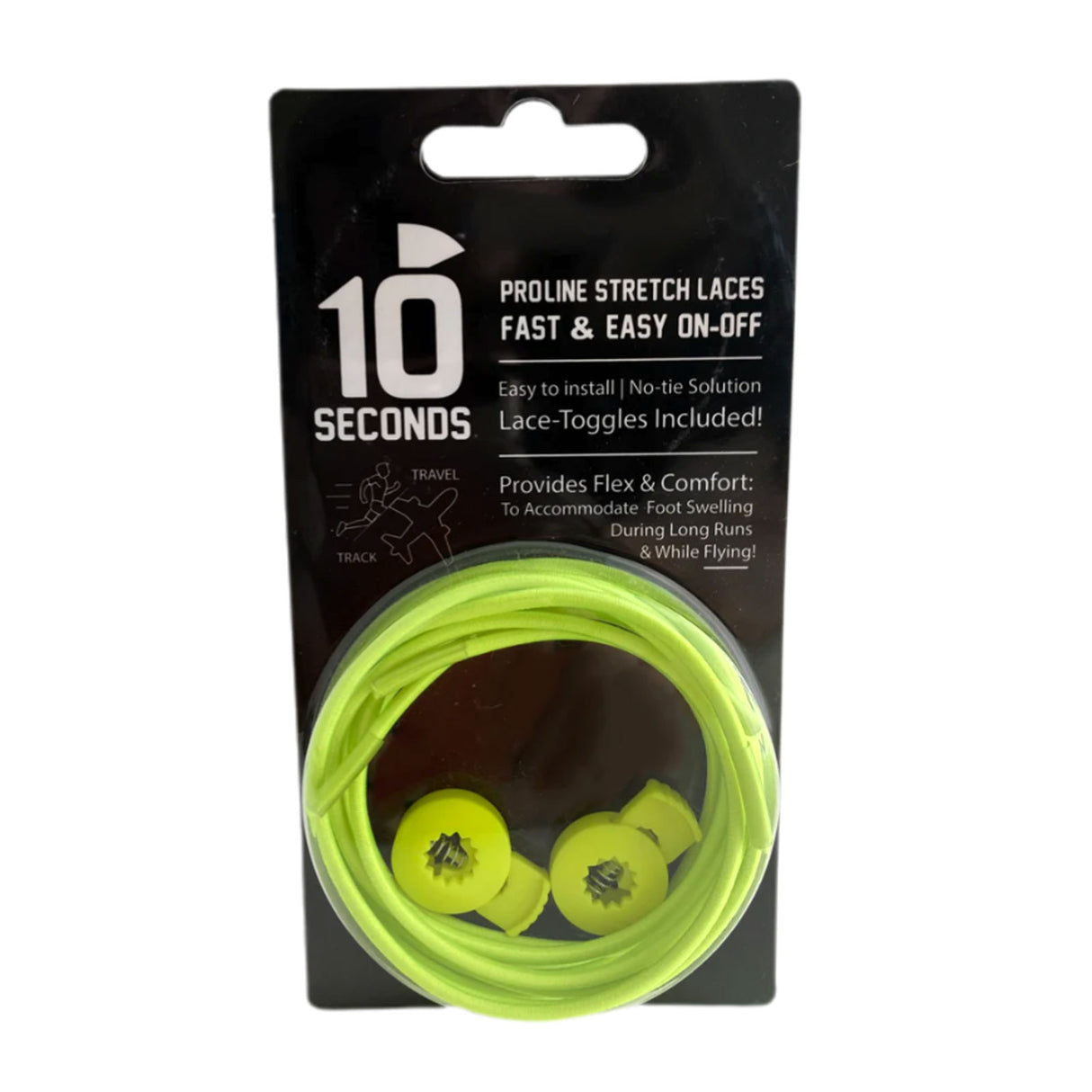 10 Seconds Elastic Shoelace - Neon Yellow Accessories - Shoe Laces - The Heel Shoe Fitters