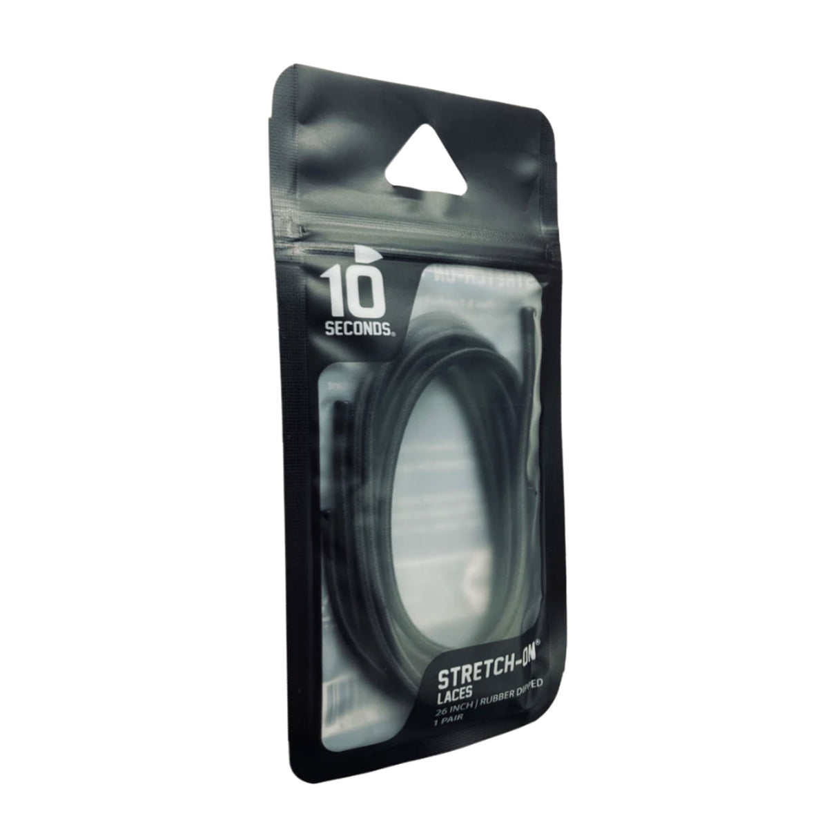 10 Seconds Multisport Stretch-On Shoelace - Black Accessories - Shoe Laces - The Heel Shoe Fitters