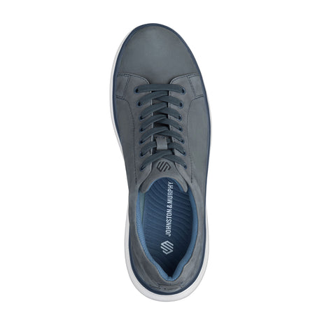 Johnston & Murphy Oasis LTT Sneaker (Men) - Navy Nubuck Athletic - Casual - Lace Up - The Heel Shoe Fitters