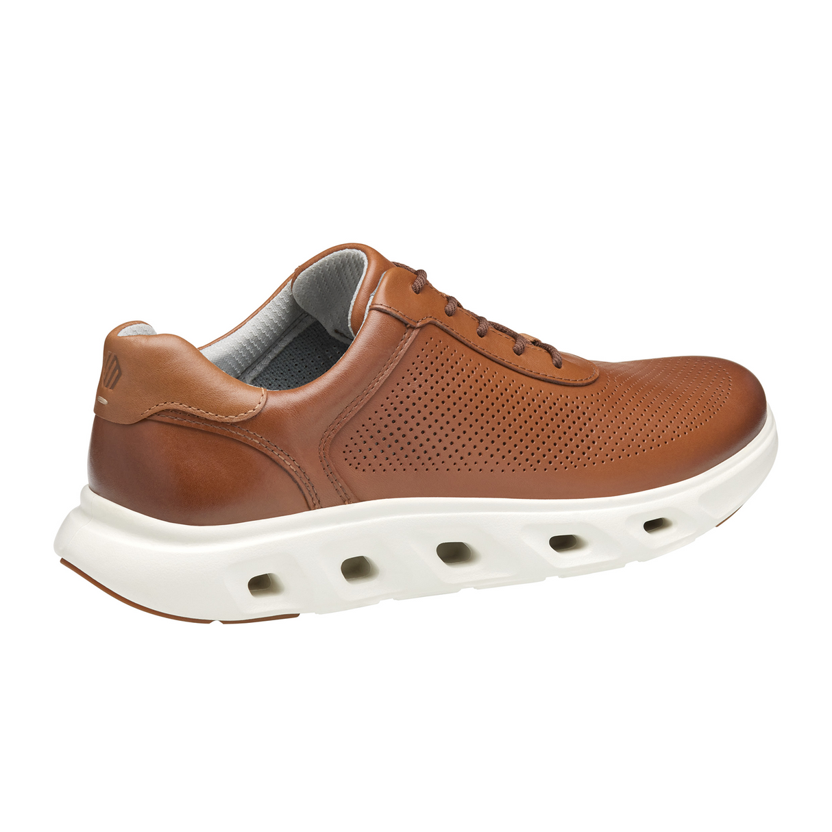 Johnston & Murphy Reactivate U-Throat Sneaker (Men) - Tan Full Grain Athletic - Casual - Lace Up - The Heel Shoe Fitters