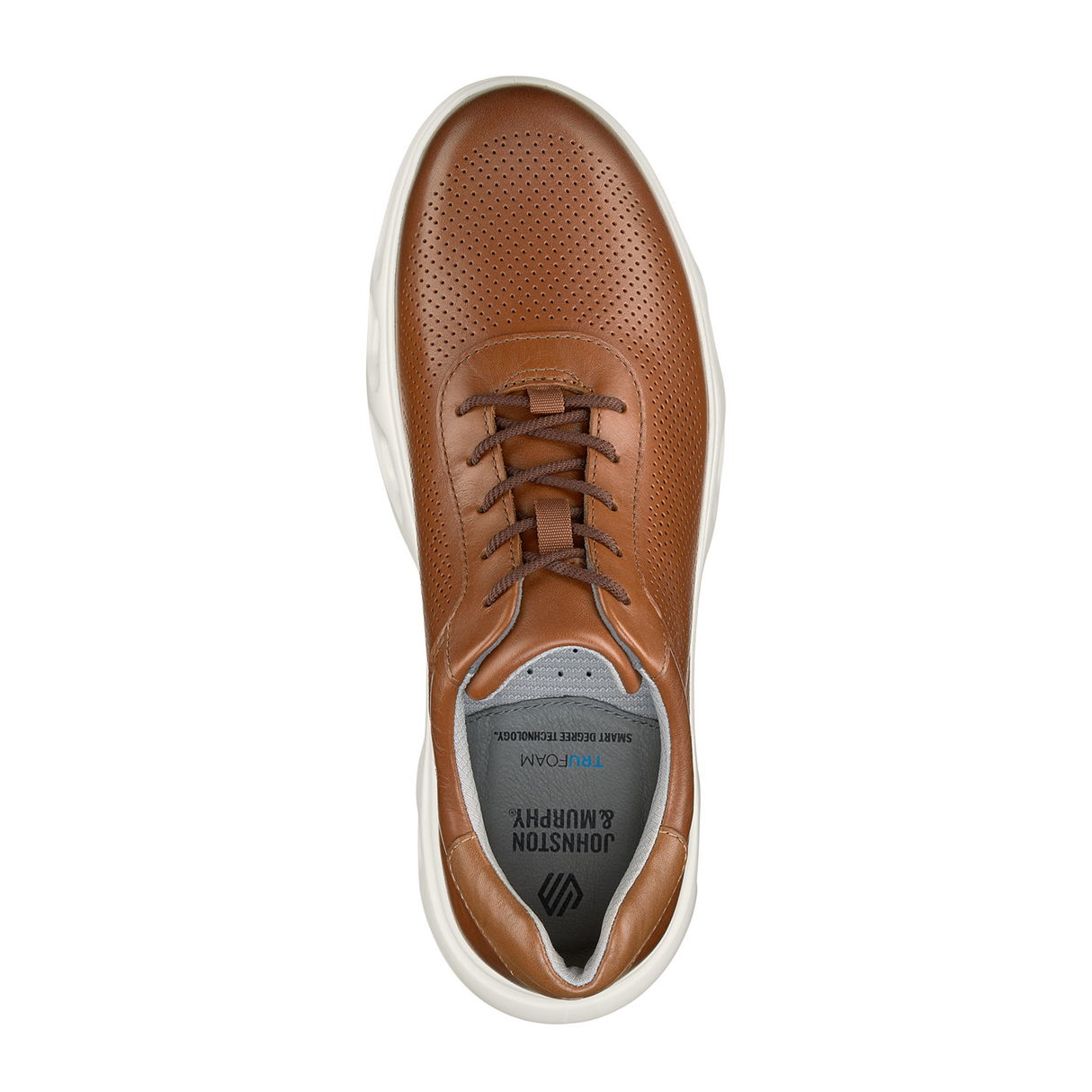 Johnston & Murphy Reactivate U-Throat Sneaker (Men) - Tan Full Grain Athletic - Casual - Lace Up - The Heel Shoe Fitters