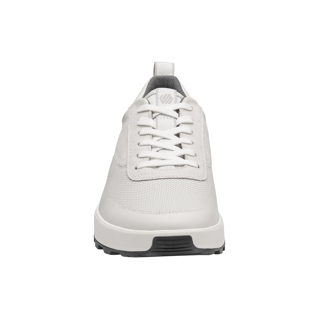 Johnston & Murphy Lucas U-Throat Sneaker (Men) - White Full Grain/Suede Athletic - Casual - Lace Up - The Heel Shoe Fitters