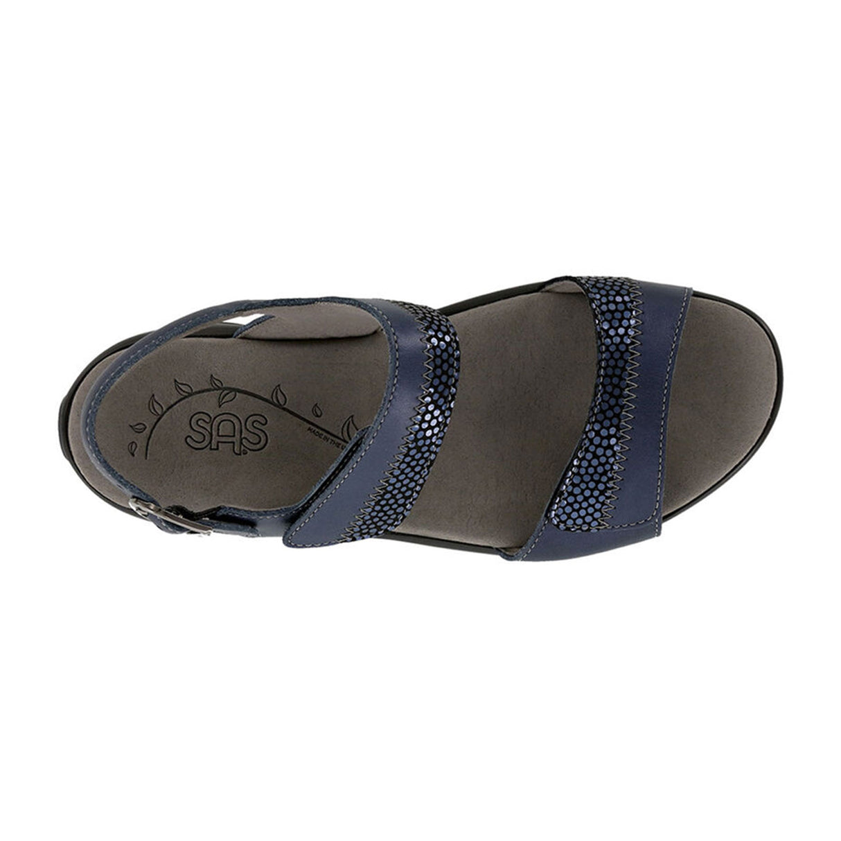 SAS Nudu Backstrap Sandal (Women) - Navy Sandal - Backstrap - The Heel Shoe Fitters
