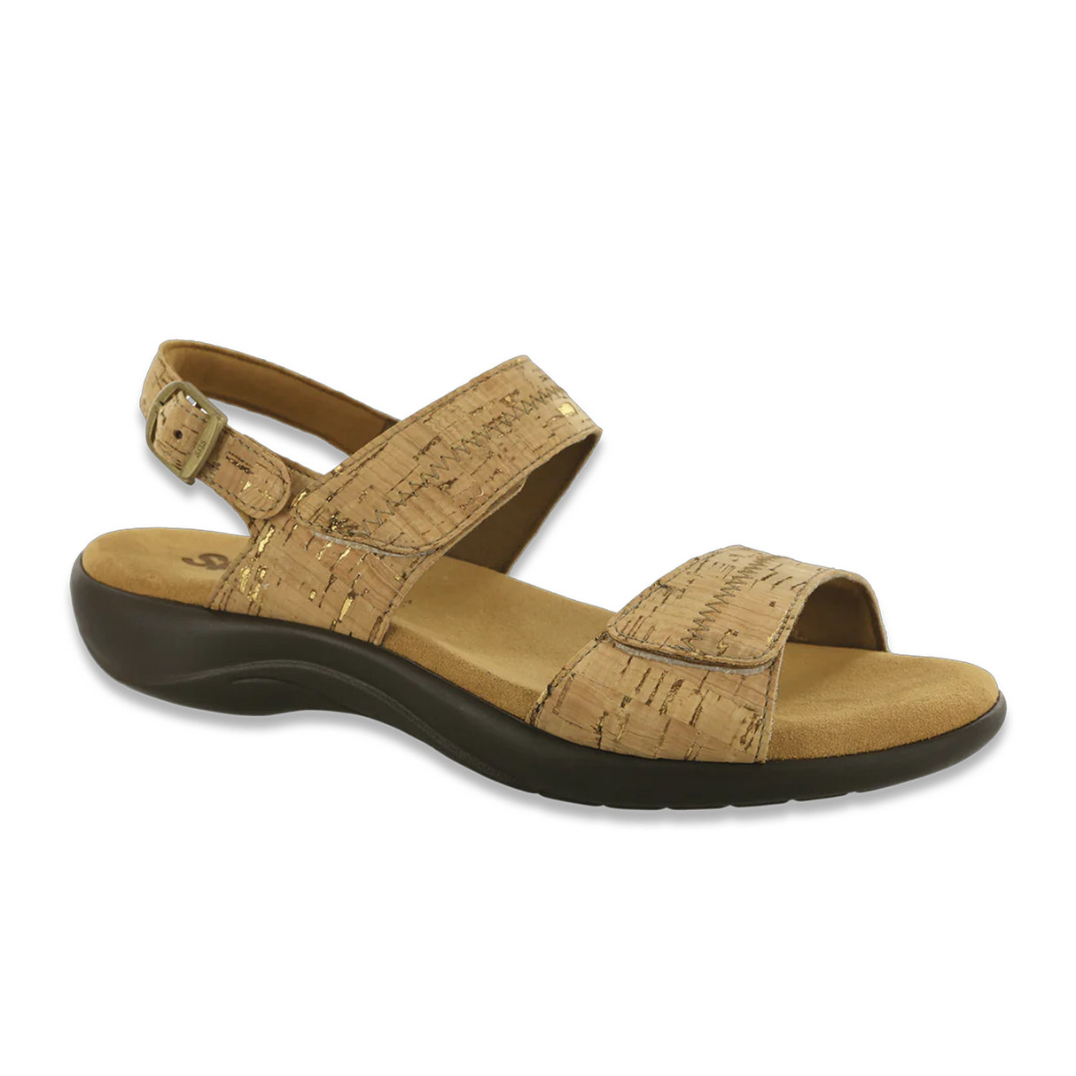 SAS Nudu Backstrap Sandal (Women) - Golden Cork Sandal - Backstrap - The Heel Shoe Fitters