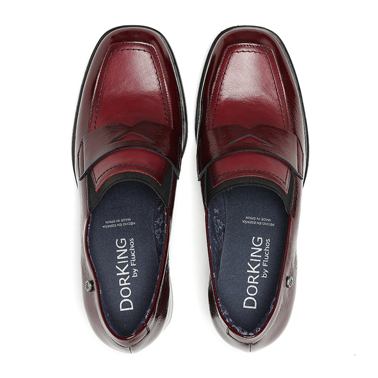 Dorking Ikia D9205 Heeled Loafer (Women) - Naplak/Sugar Opera/Picota Dress-Casual - Heels - The Heel Shoe Fitters