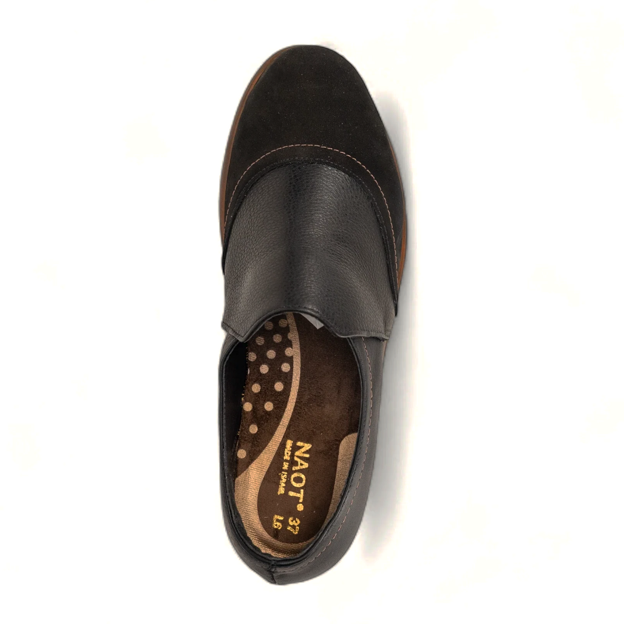 Naot Angin Slip On Loafer (Women) - Black Velvet Dress-Casual - Slip On - The Heel Shoe Fitters