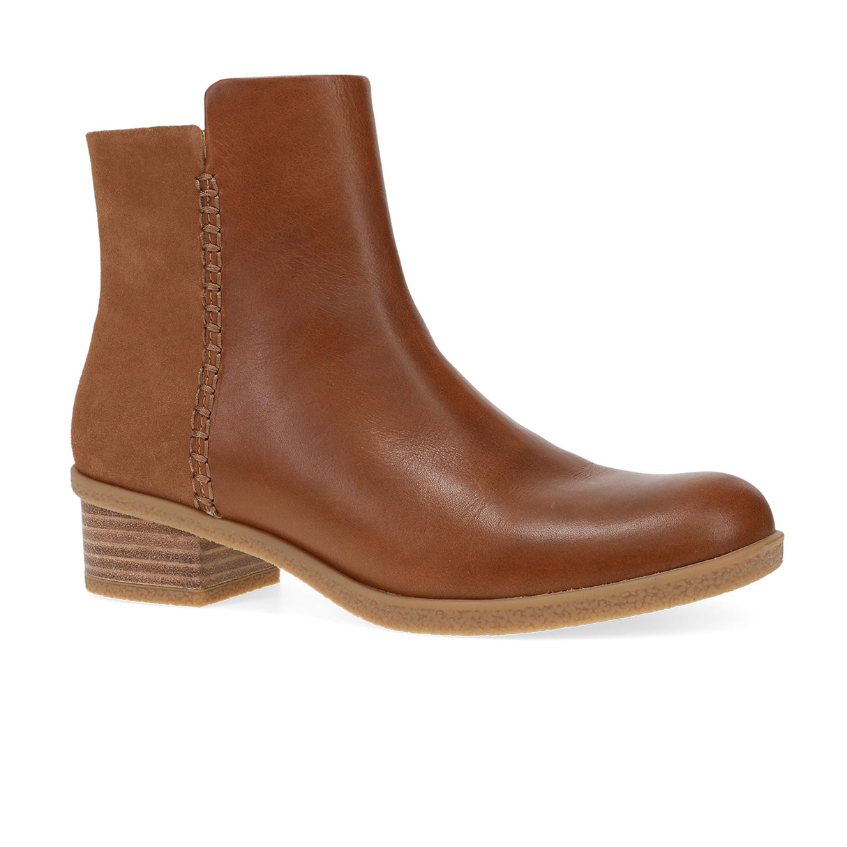 Dansko Denay Ankle Boot (Women) - Saddle Waterproof Milled Boots - Casual - Mid - The Heel Shoe Fitters
