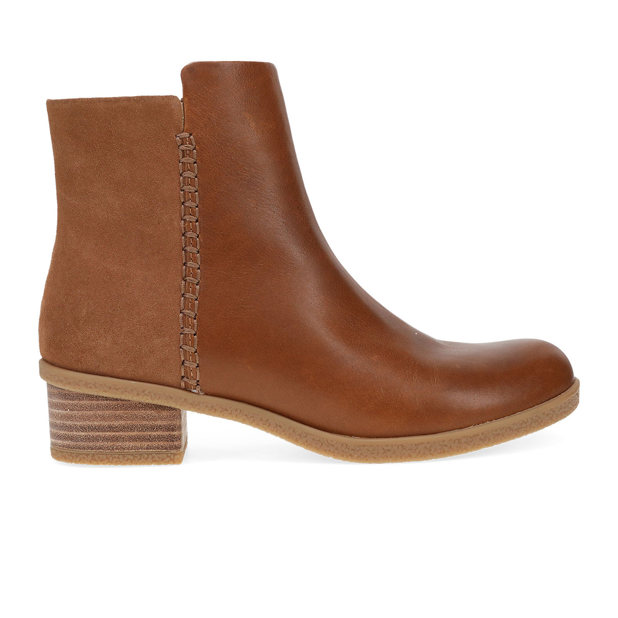 Dansko Denay Ankle Boot (Women) - Saddle Waterproof Milled Boots - Casual - Mid - The Heel Shoe Fitters