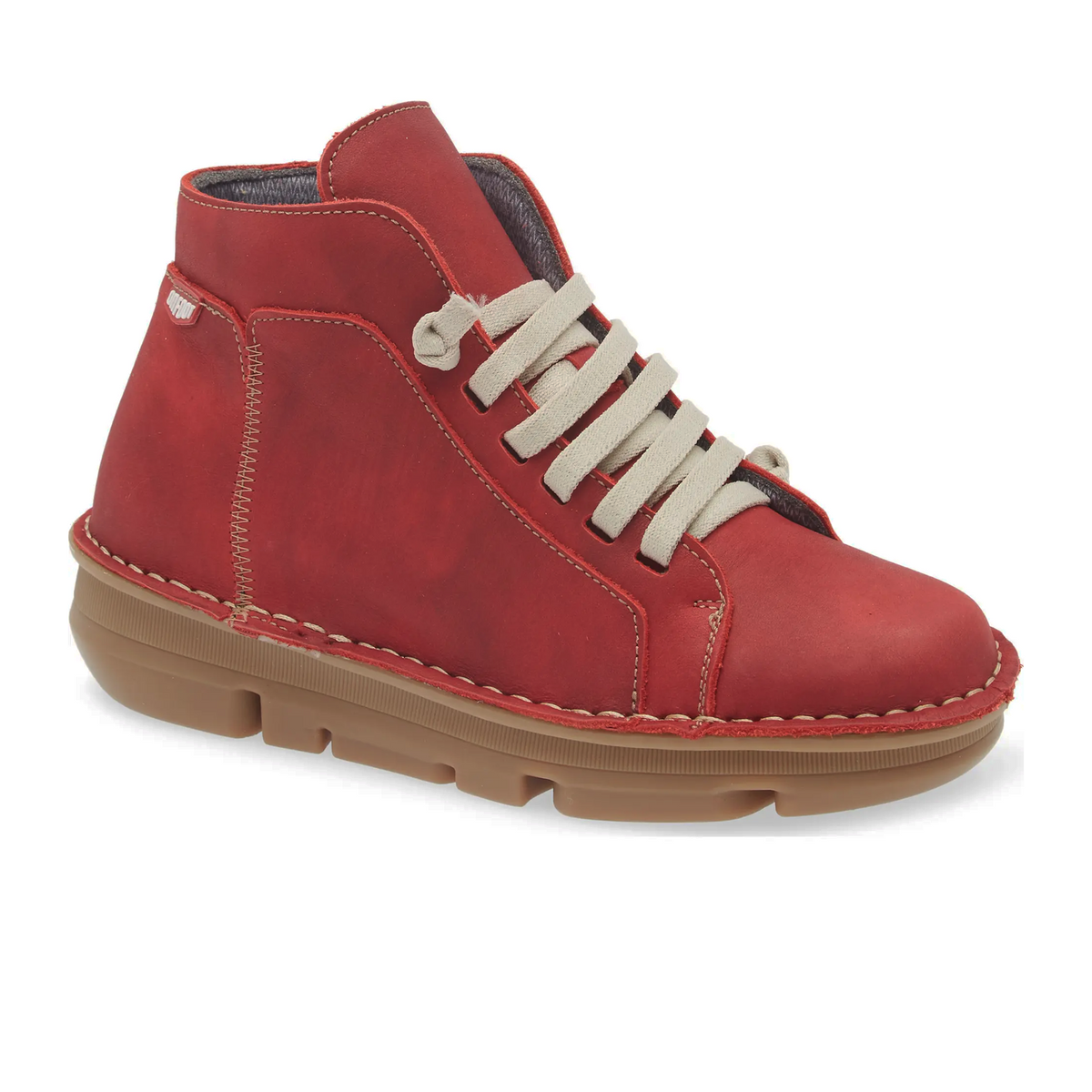 On Foot Touch Lace Up Boot (Women) - Rojo