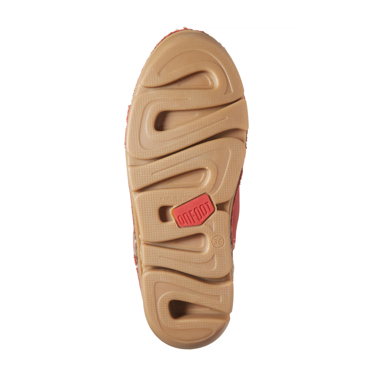 On Foot Touch Lace Up Boot (Women) - Rojo