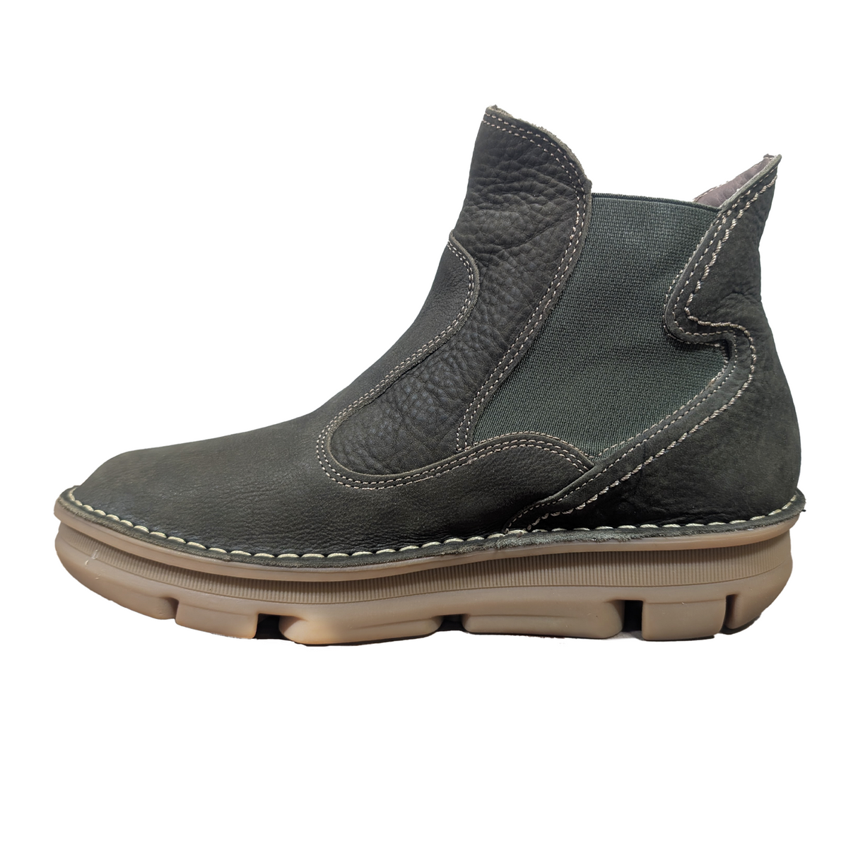 On Foot Touch Ankle Boot (Women) - Cactus Nubuck Boots - Casual - Low - The Heel Shoe Fitters