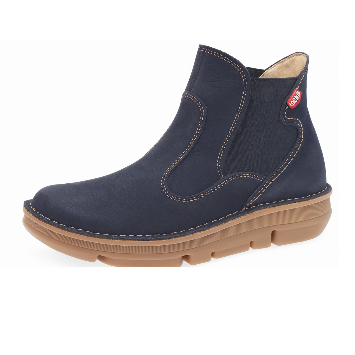 On Foot Touch Ankle Boot (Women) - Marino Nubuk Boots - Casual - Low - The Heel Shoe Fitters