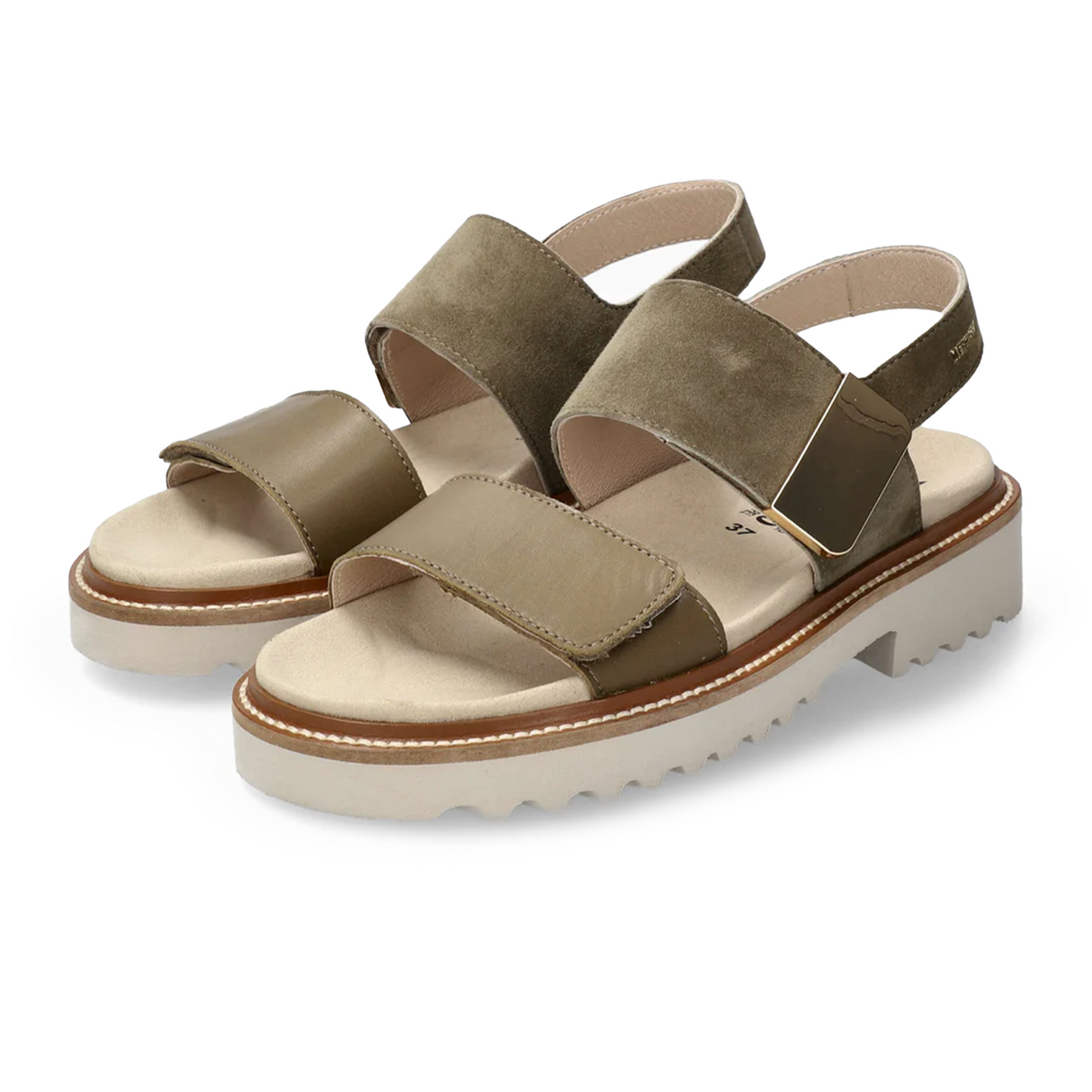 Mephisto Violaine Backstrap Sandal (Women) - Lichen Silk Sandal - Backstrap - The Heel Shoe Fitters