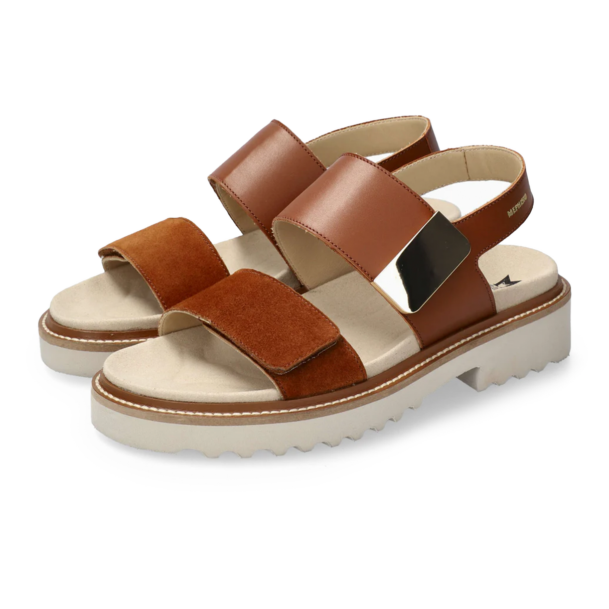 Mephisto Violaine Backstrap Sandal (Women) - Chili Silk Sandal - Backstrap - The Heel Shoe Fitters