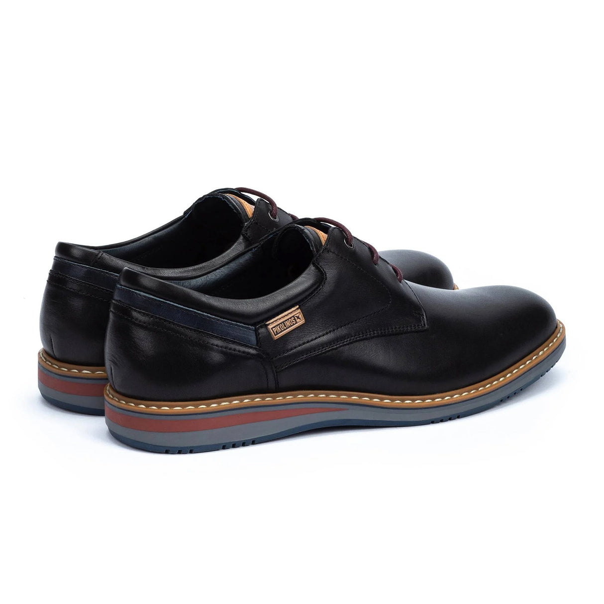 Pikolinos Avila M1T-4050 Oxford (Men) - Black Leather Dress-Casual - Oxford - The Heel Shoe Fitters
