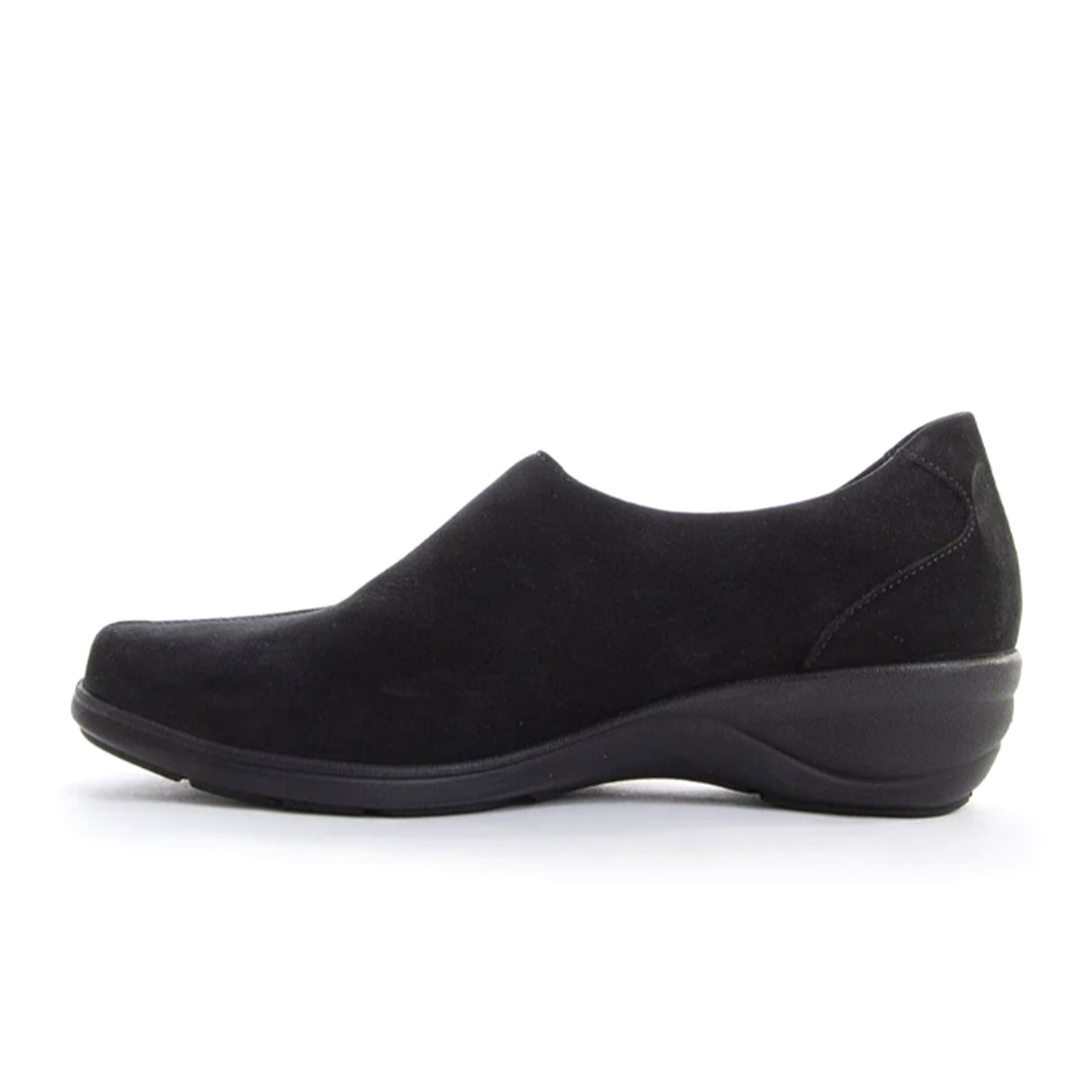 Waldlaufer Fame 305502 Slip On (Women) - Black Suede Dress-Casual - Slip On - The Heel Shoe Fitters