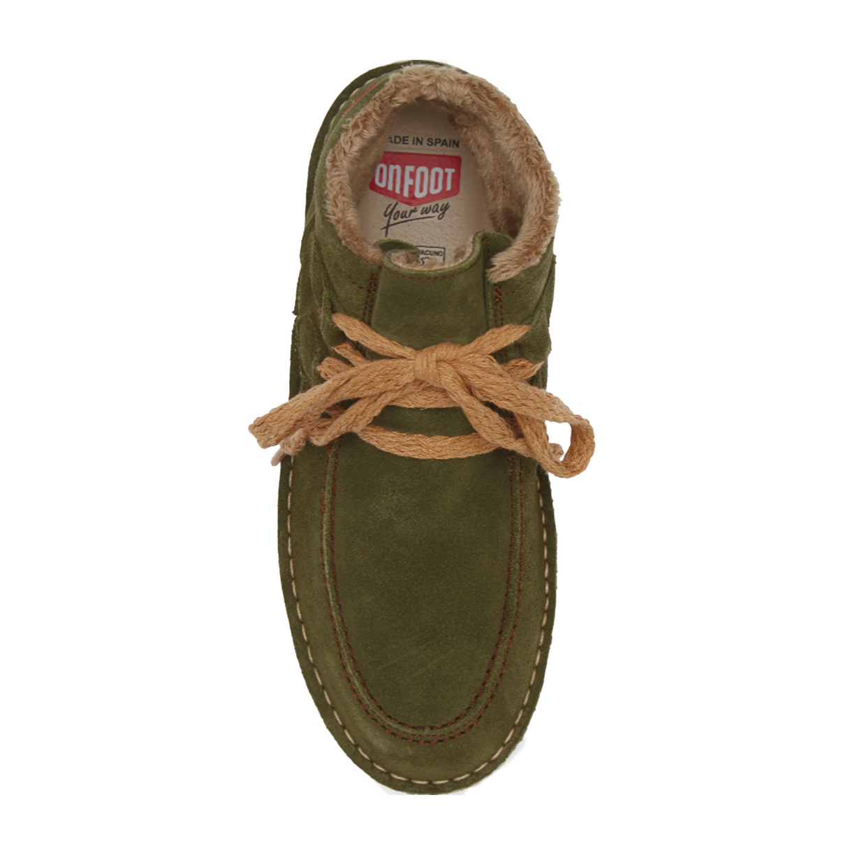 On Foot Silken Lace Up Boot (Women) - Musgo Suede Boots - Casual - Low - The Heel Shoe Fitters