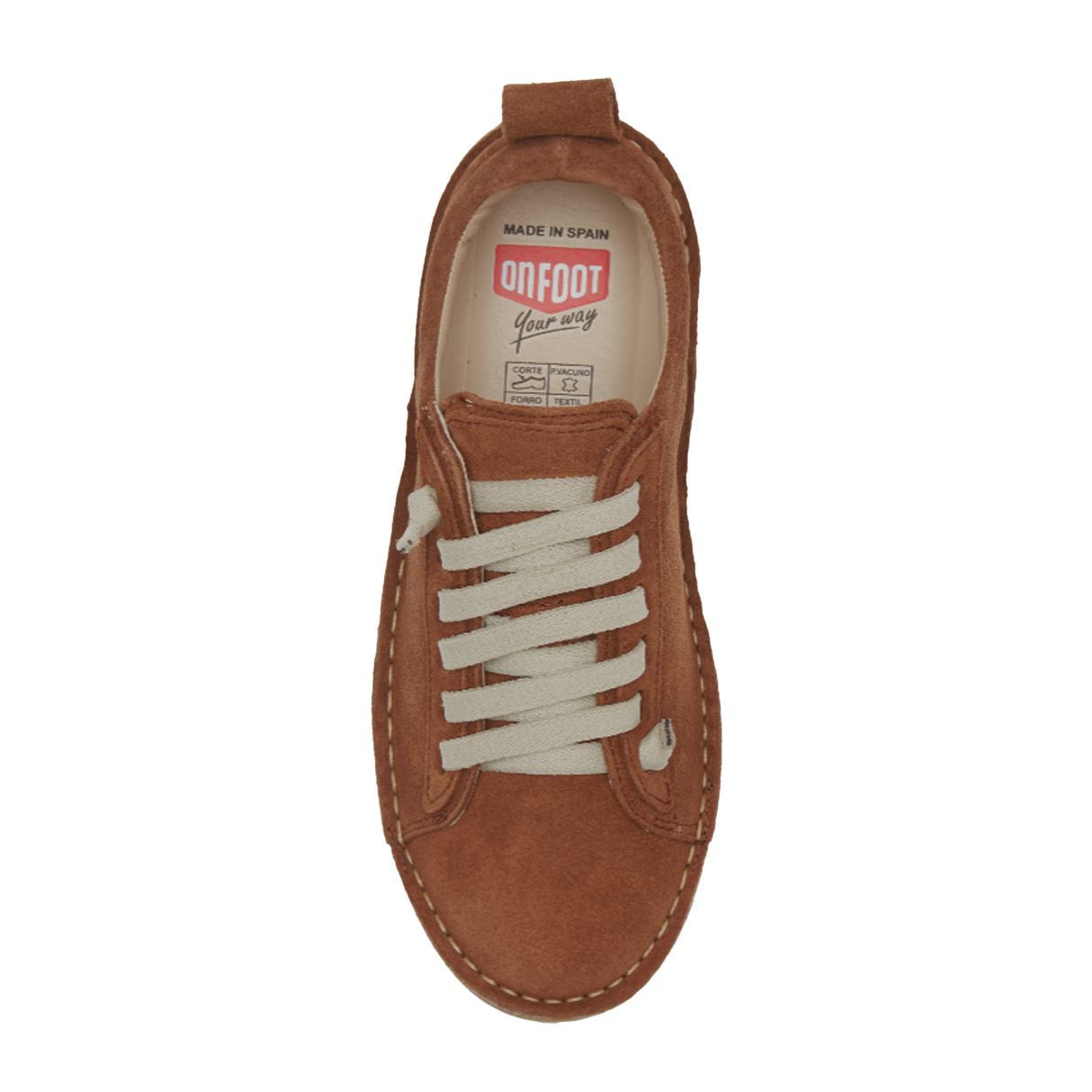 On Foot Silken Low Top Sneaker (Women) - Castana Suede Athletic - Casual - Lace Up - The Heel Shoe Fitters