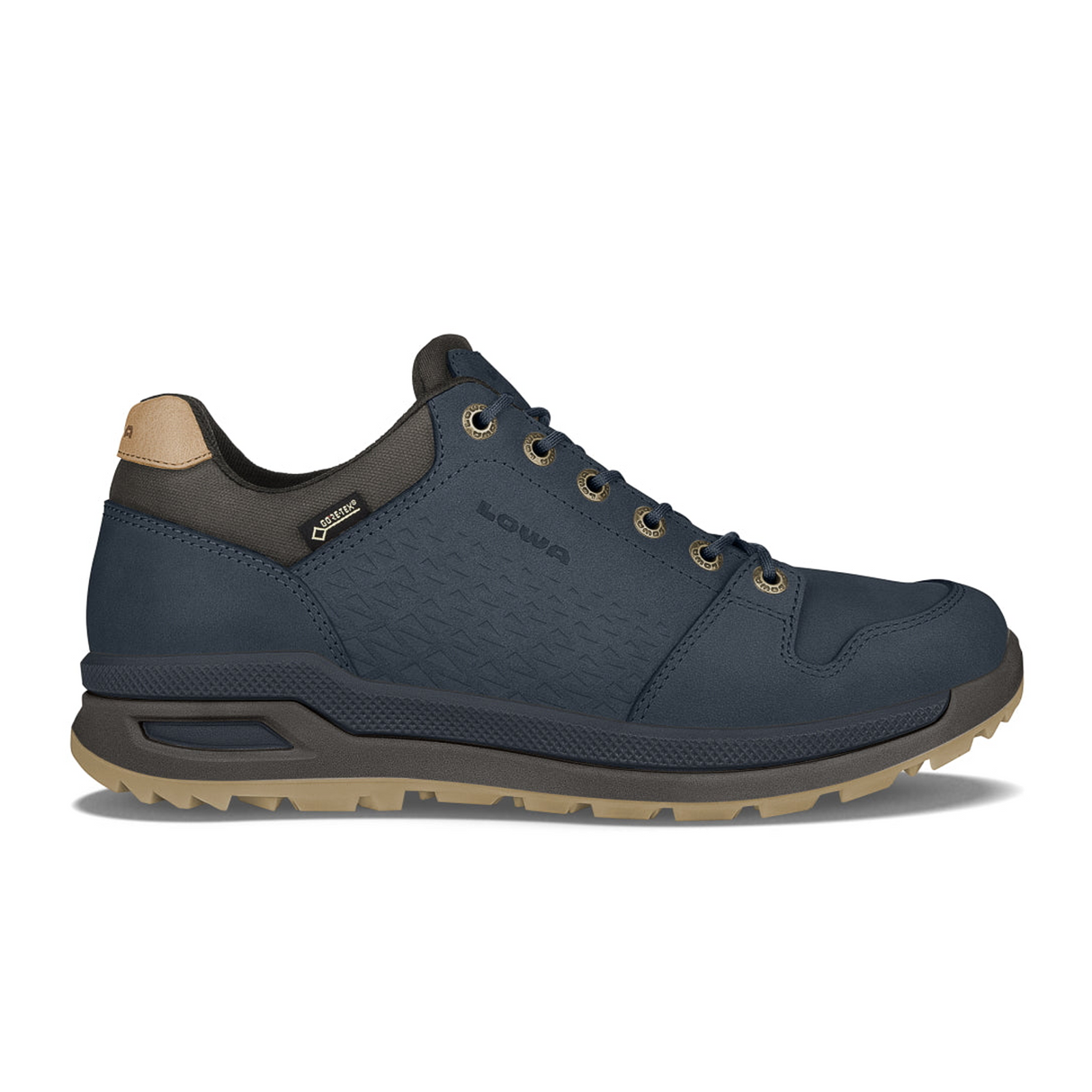 Lowa Locarno GTX Lo Hiking Shoe (Men) - Navy Hiking - Low - The Heel Shoe Fitters