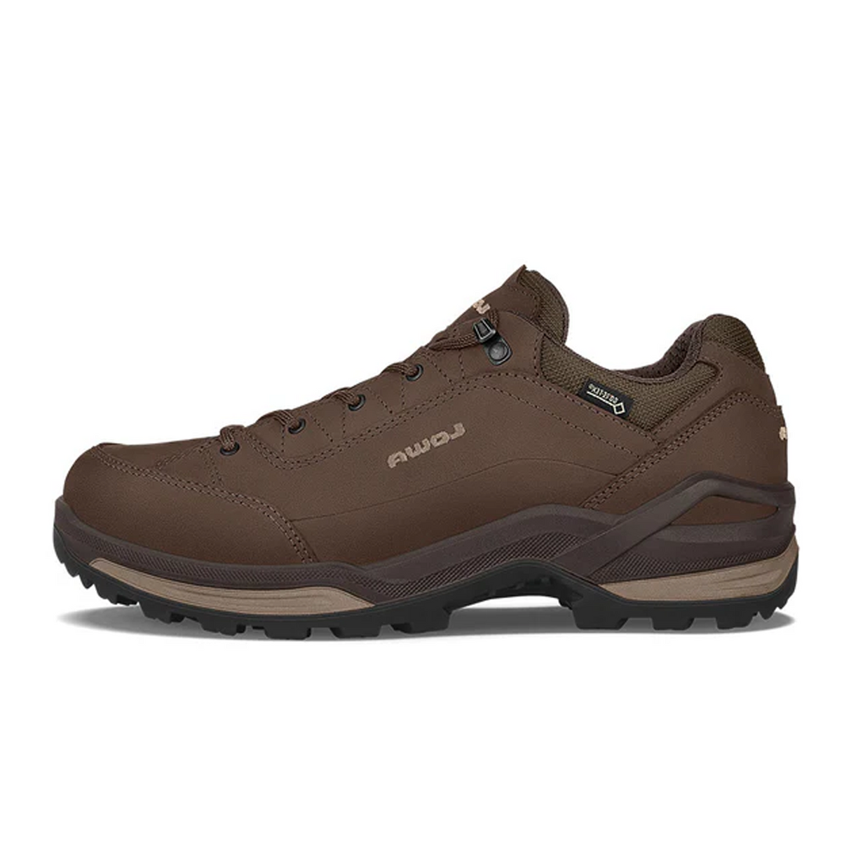 Lowa Renegade GTX Lo Hiking Shoe (Men) - Espresso/Beige Hiking - Low - The Heel Shoe Fitters
