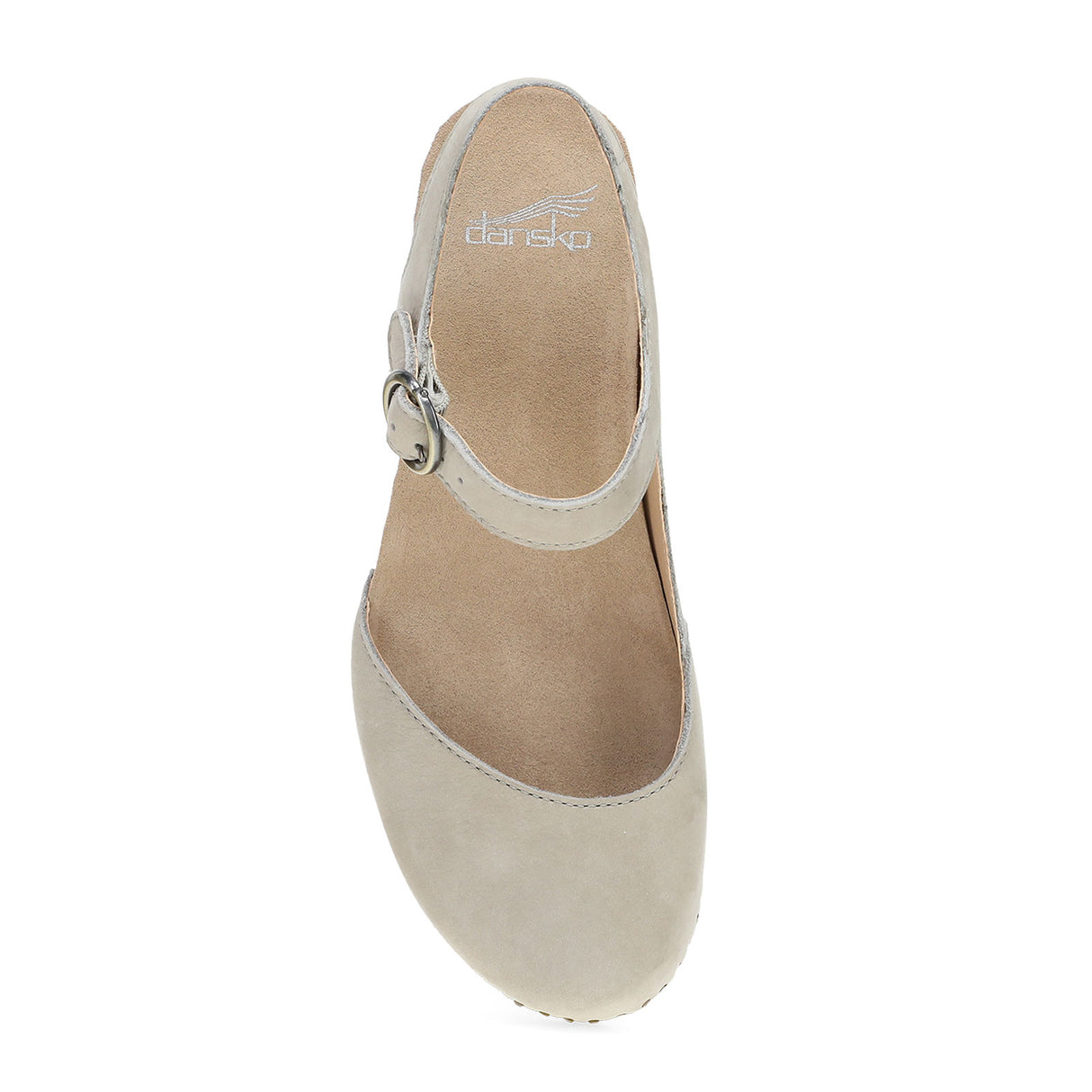 Dansko Taytum Heeled Sandal (Women) - Taupe Milled Nubuck Dress-Casual - Heels - The Heel Shoe Fitters