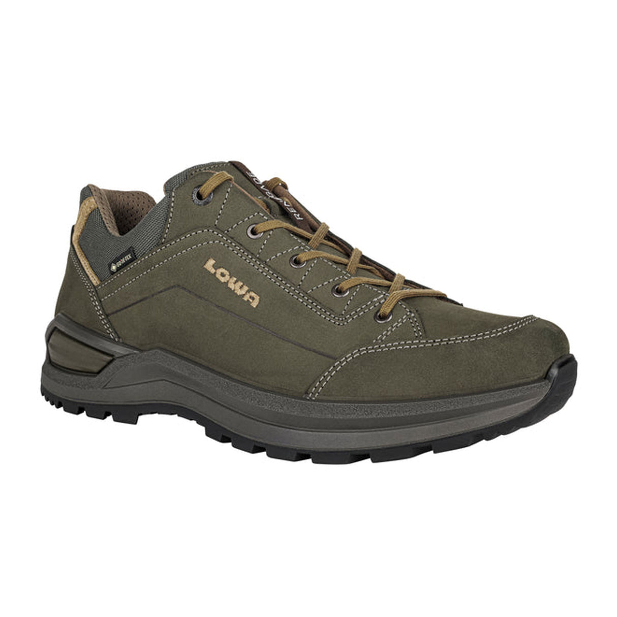 Lowa Renegade EVO GTX Lo Hiking Shoe (Men) - Olive/Beige Hiking - Low - The Heel Shoe Fitters