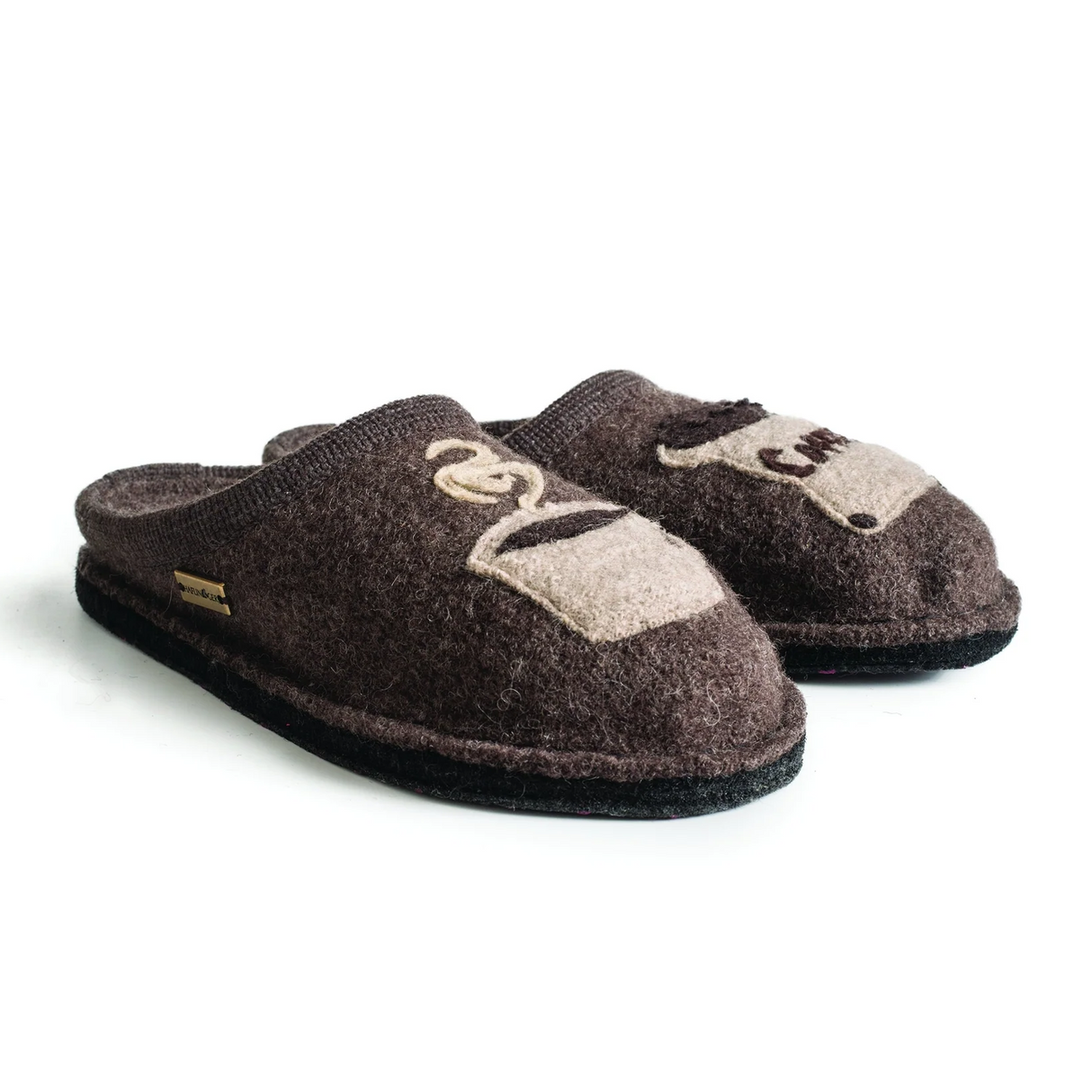 Haflinger Coffee Slipper (Unisex) - Earth Dress-Casual - Slipper - The Heel Shoe Fitters