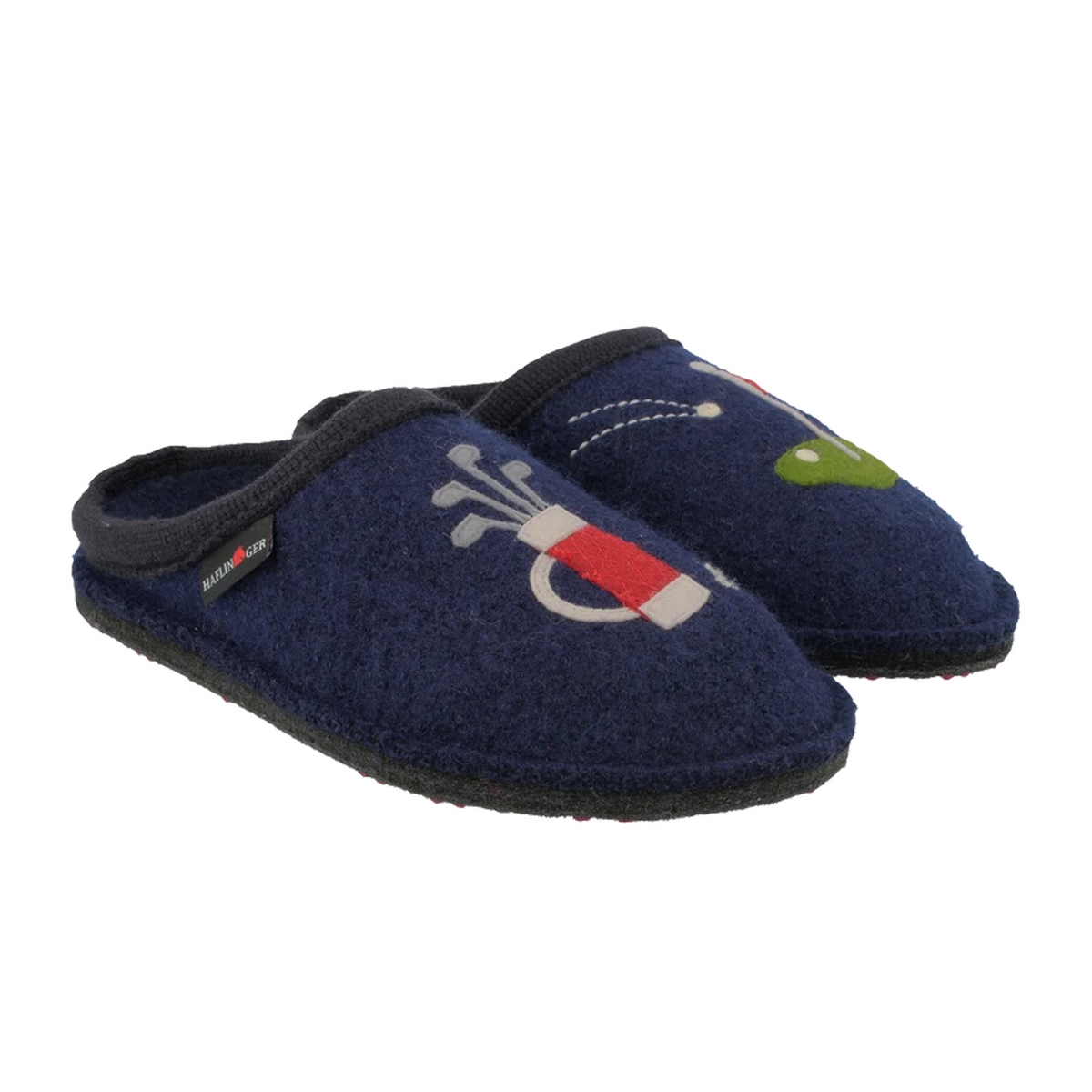 Haflinger Golf Slipper (Unisex) - Navy