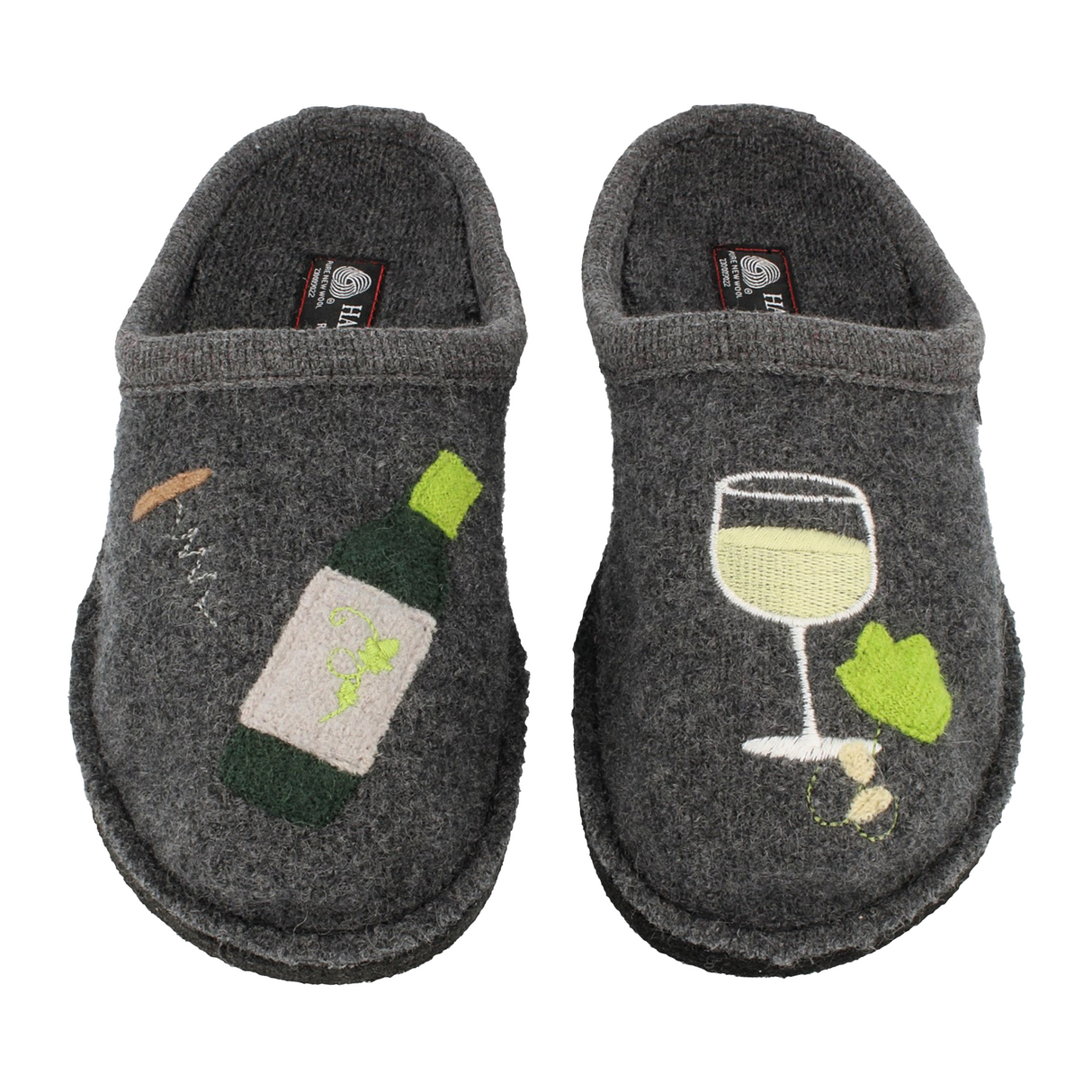 Haflinger Wine Time Slipper (Women) - Grey Dress-Casual - Slipper - The Heel Shoe Fitters