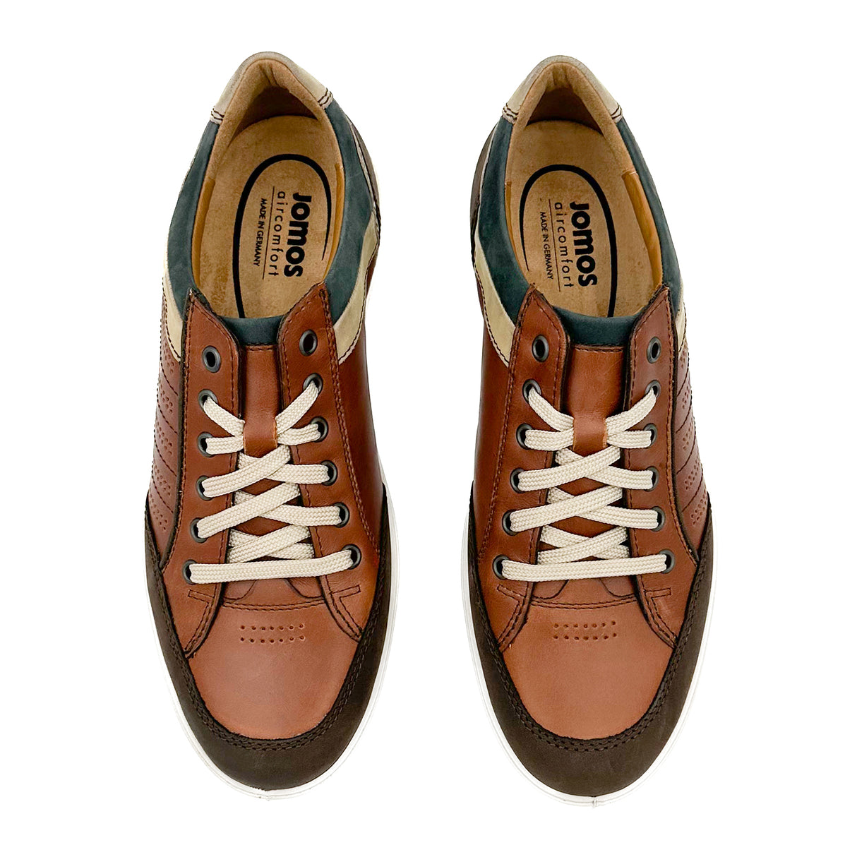 Jomos 316216 Lace Up (Men) - Capucino/Cognac Dress-Casual - Lace Ups - The Heel Shoe Fitters