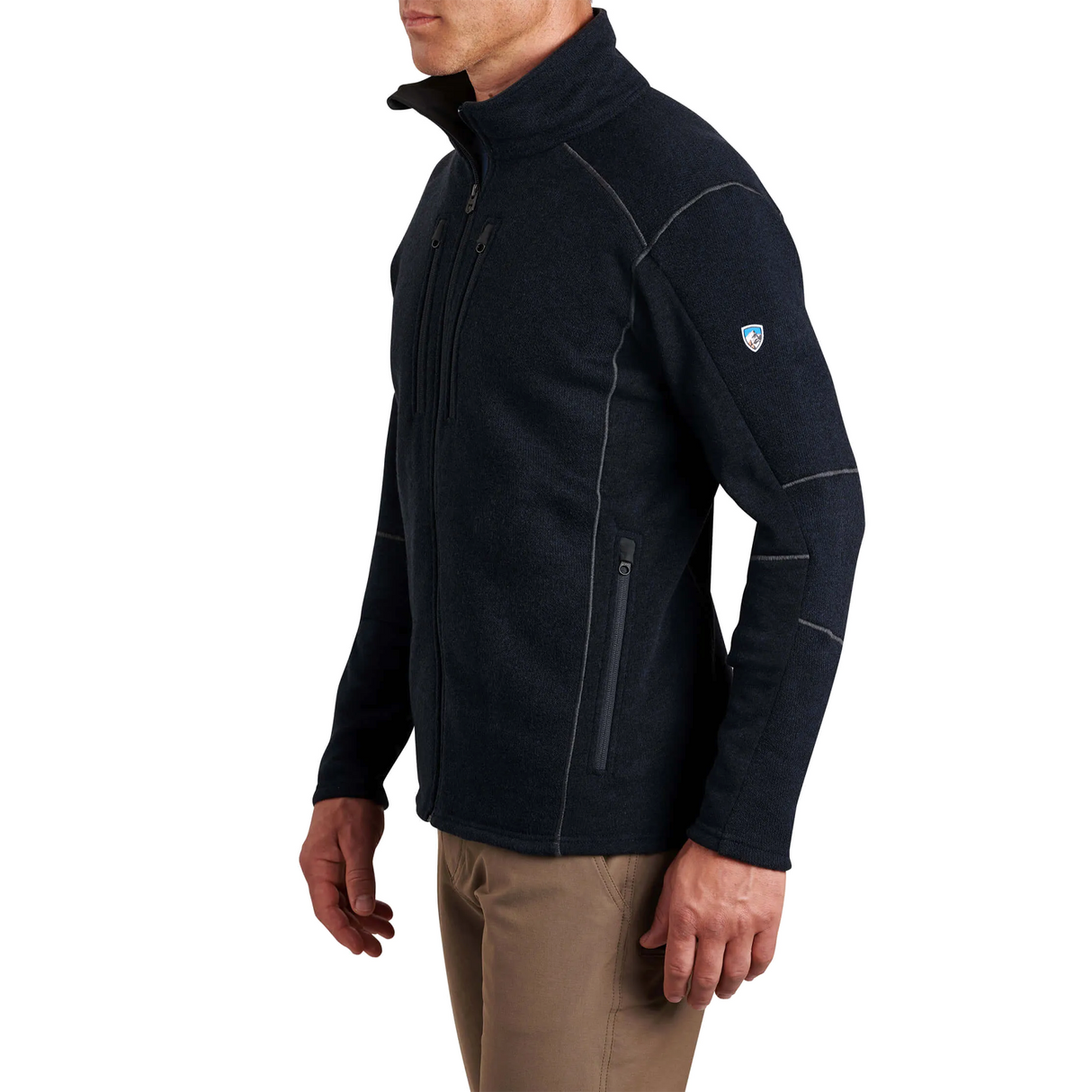 Kuhl Interceptr FZ Jacket (Men) - Mutiny Blue Apparel - Jacket - Lightweight - The Heel Shoe Fitters