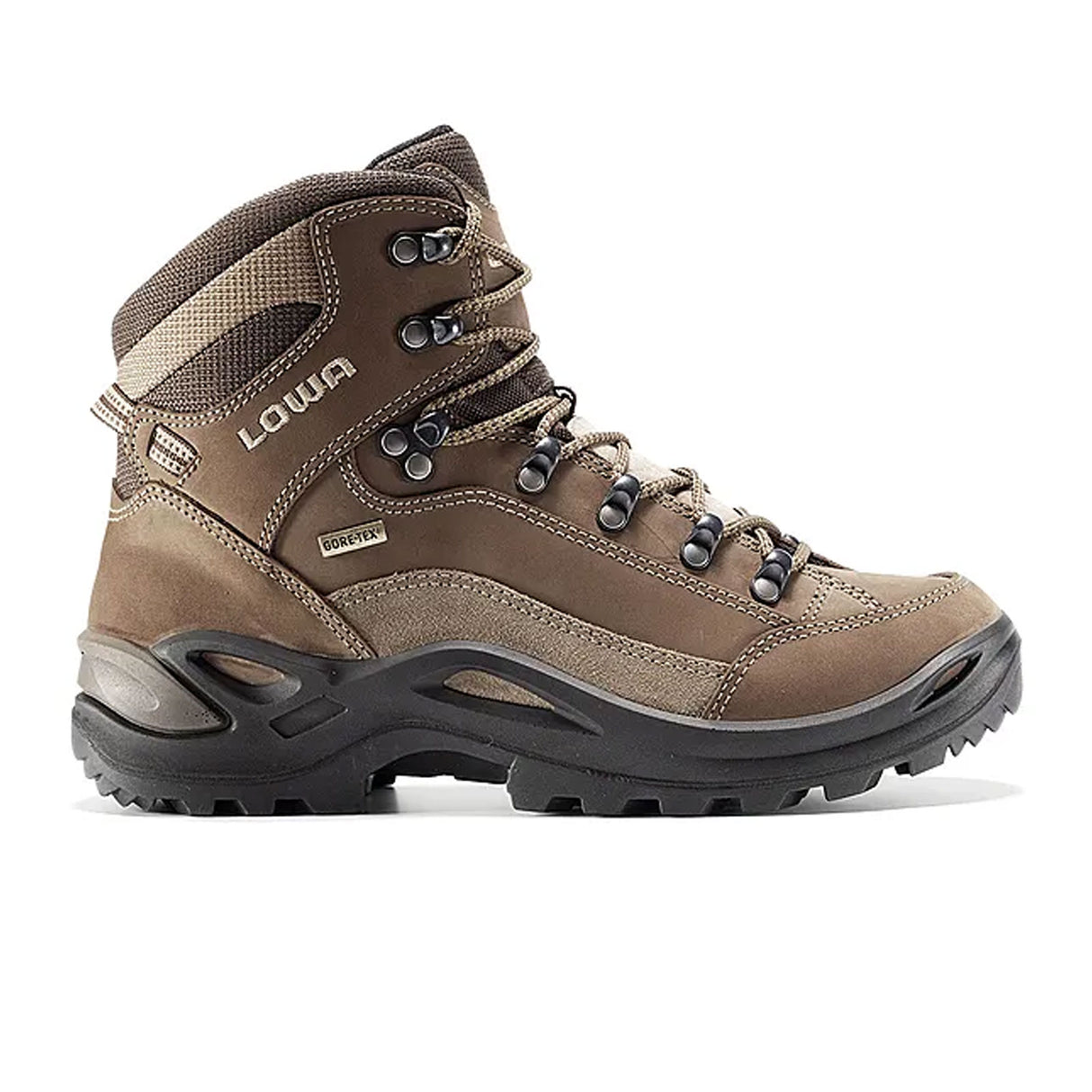 Lowa Renegade GTX Mid Wide Hiking Boot (Women) - Taupe/Sepia Boots - Hiking - Mid - The Heel Shoe Fitters