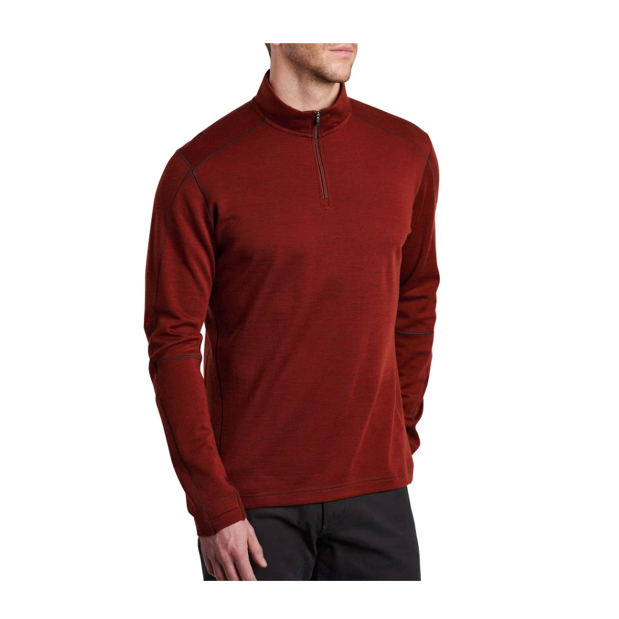 Kuhl Invigoratr 1/4 Zip Sweater (Men) - Cayenne Apparel - Top - Long Sleeve - The Heel Shoe Fitters
