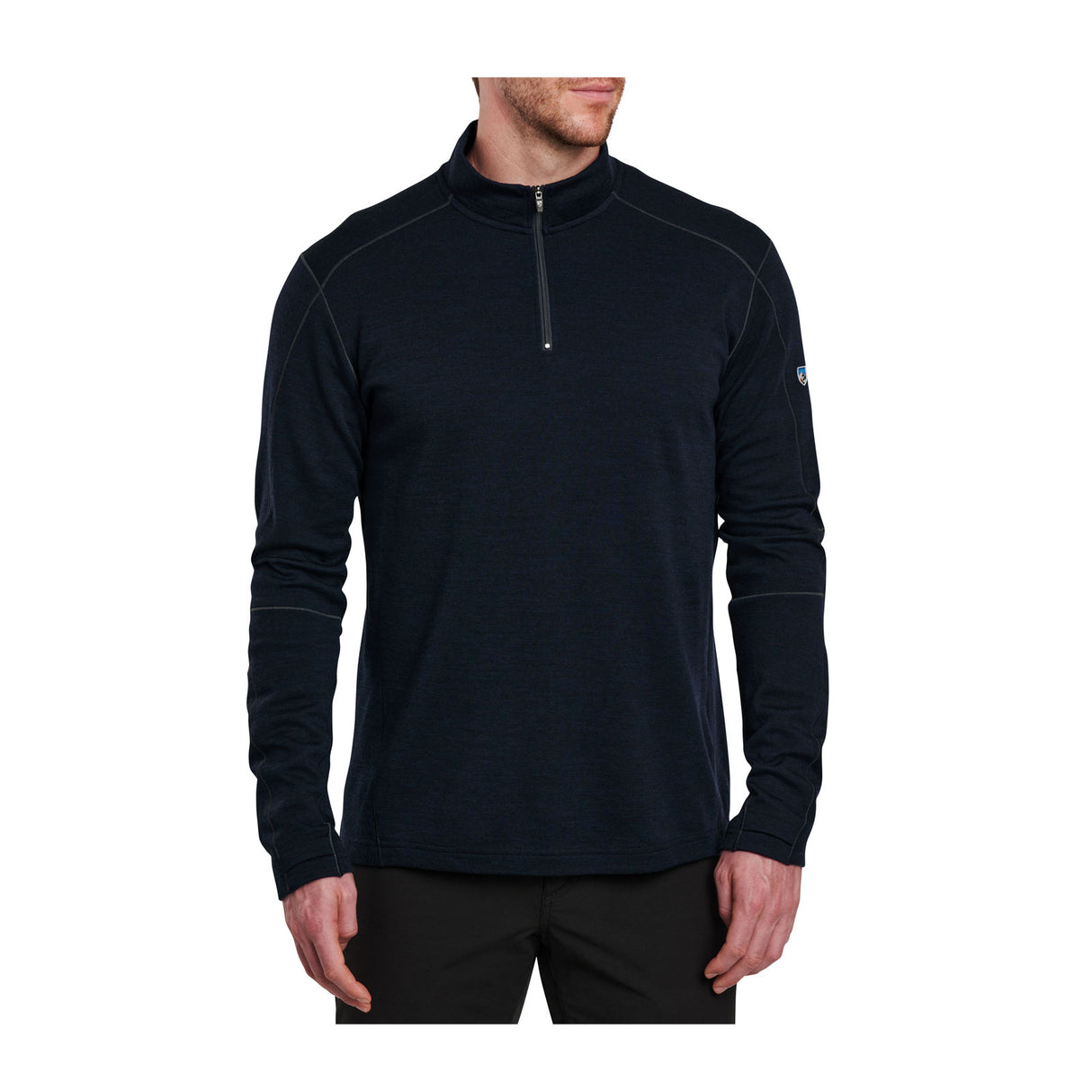 Kuhl Invigoratr 1/4 Zip Sweater (Men) - Pirate Blue Apparel - Top - Long Sleeve - The Heel Shoe Fitters