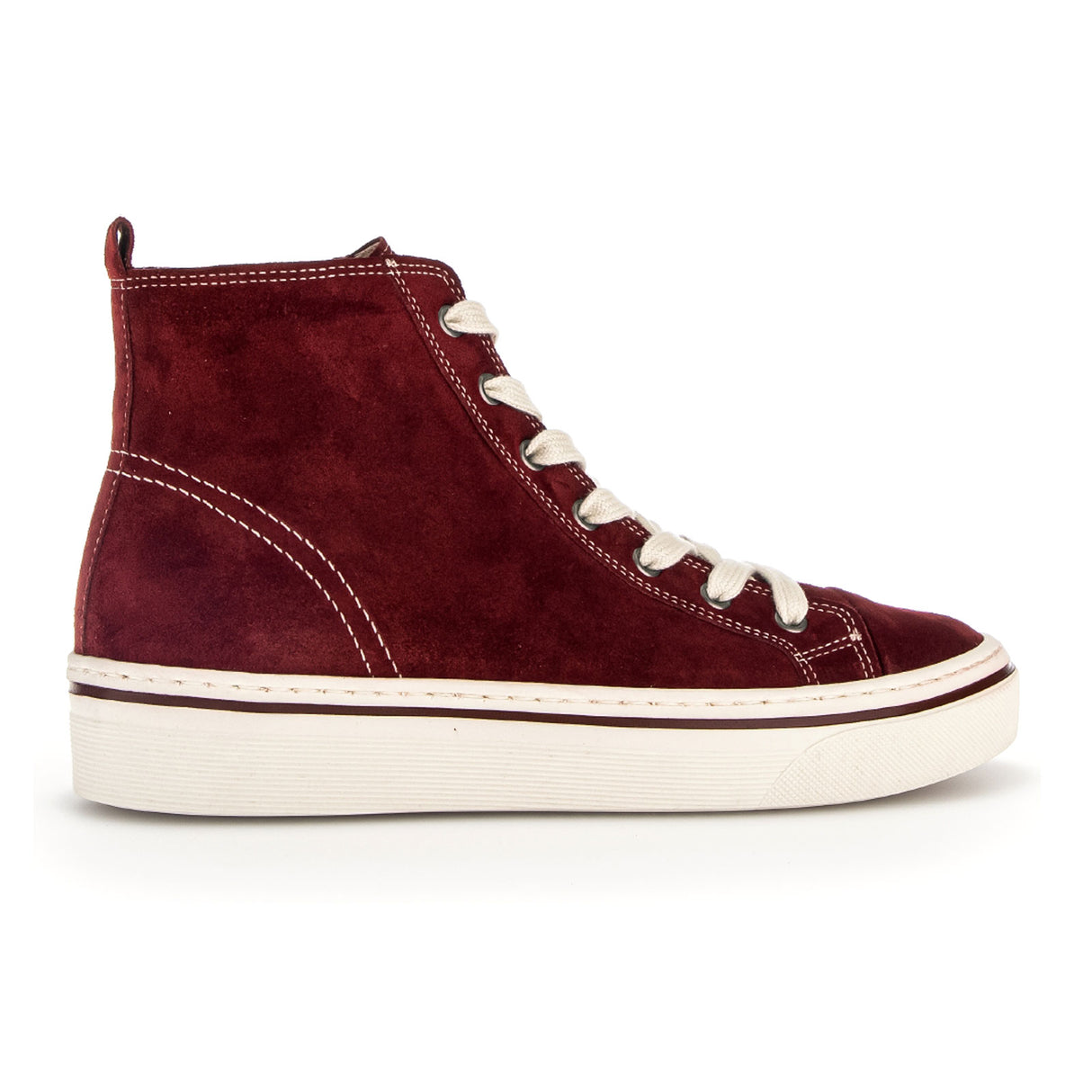 Gabor Millie 33660 High Top Sneaker (Women) - Dark Opera Dreamvelour Dress-Casual - Sneakers - The Heel Shoe Fitters