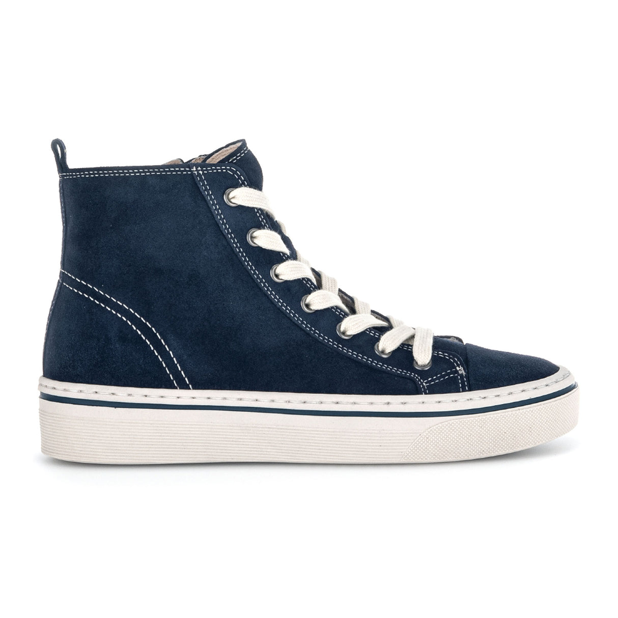 Gabor Millie 33660 High Top Sneaker (Women) - Marine Velour Dress-Casual - Sneakers - The Heel Shoe Fitters
